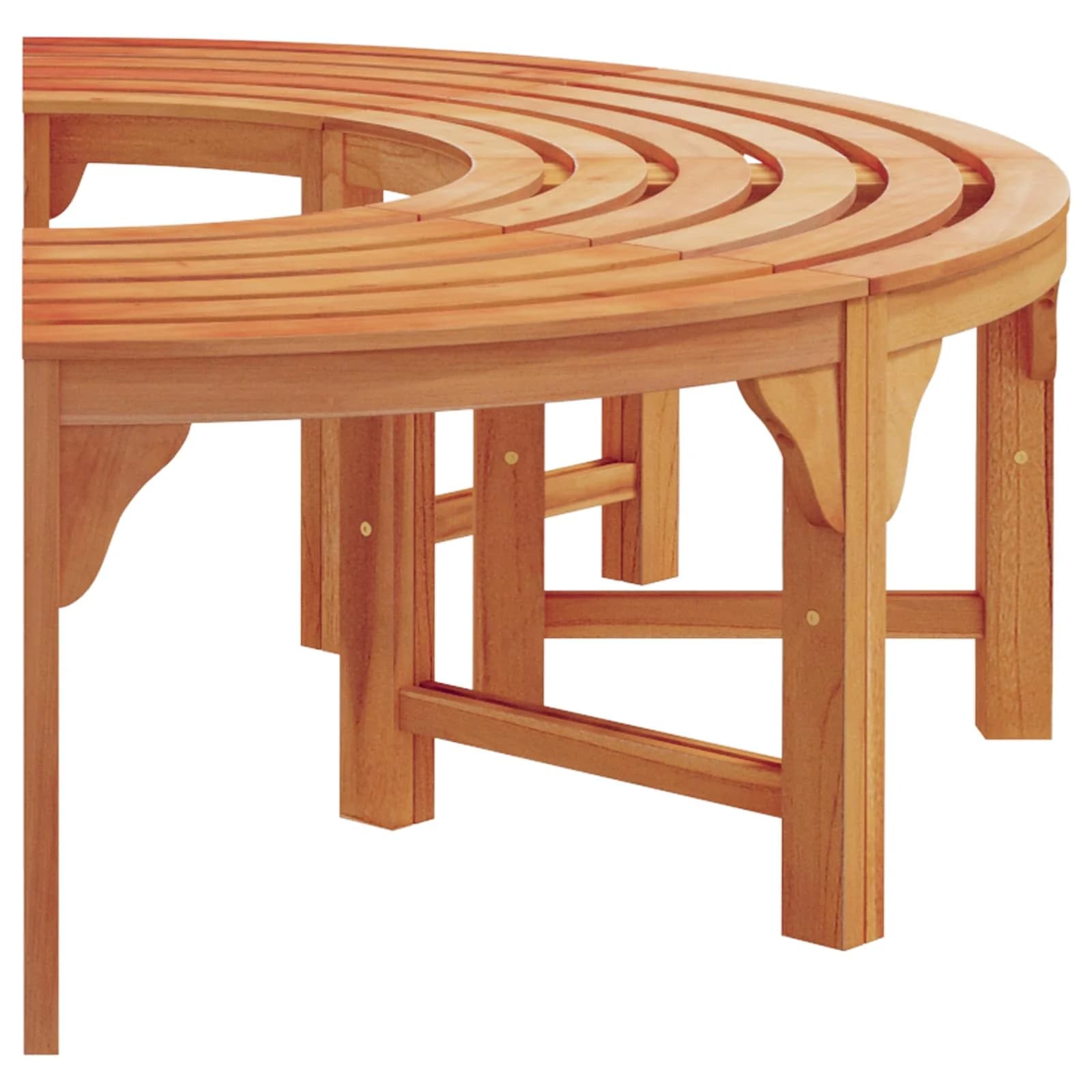 Banka Dreves Naravna 160 x 80 x 45cm Trdna Eukaliptusova Les - slika 5