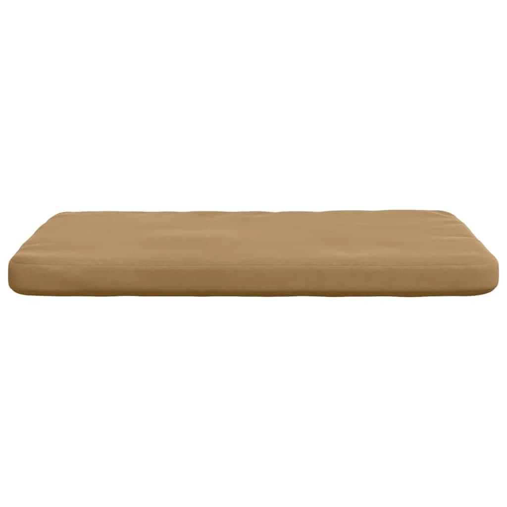 Sedežne blazine 4 kos Žamet Rjava 40 x 40 x 3 cm - slika 6