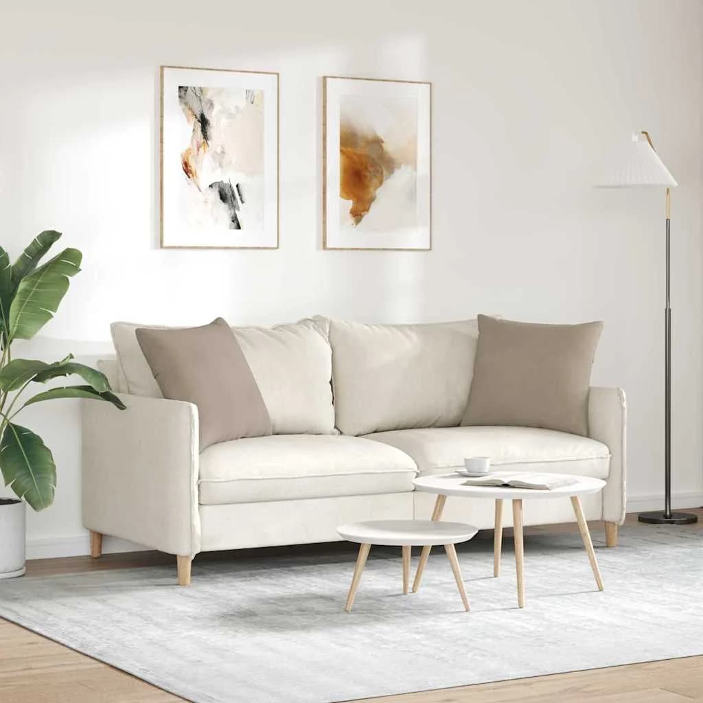 Blazine za kavč 2 pcs Taupe 50 x 50 cm blago - slika 4