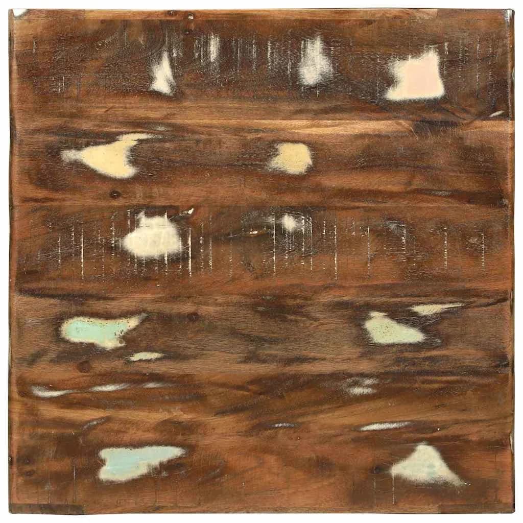 Klubska miza večbarvno 50 x 50 x 35 cm Trdna obnovljena les - slika 5
