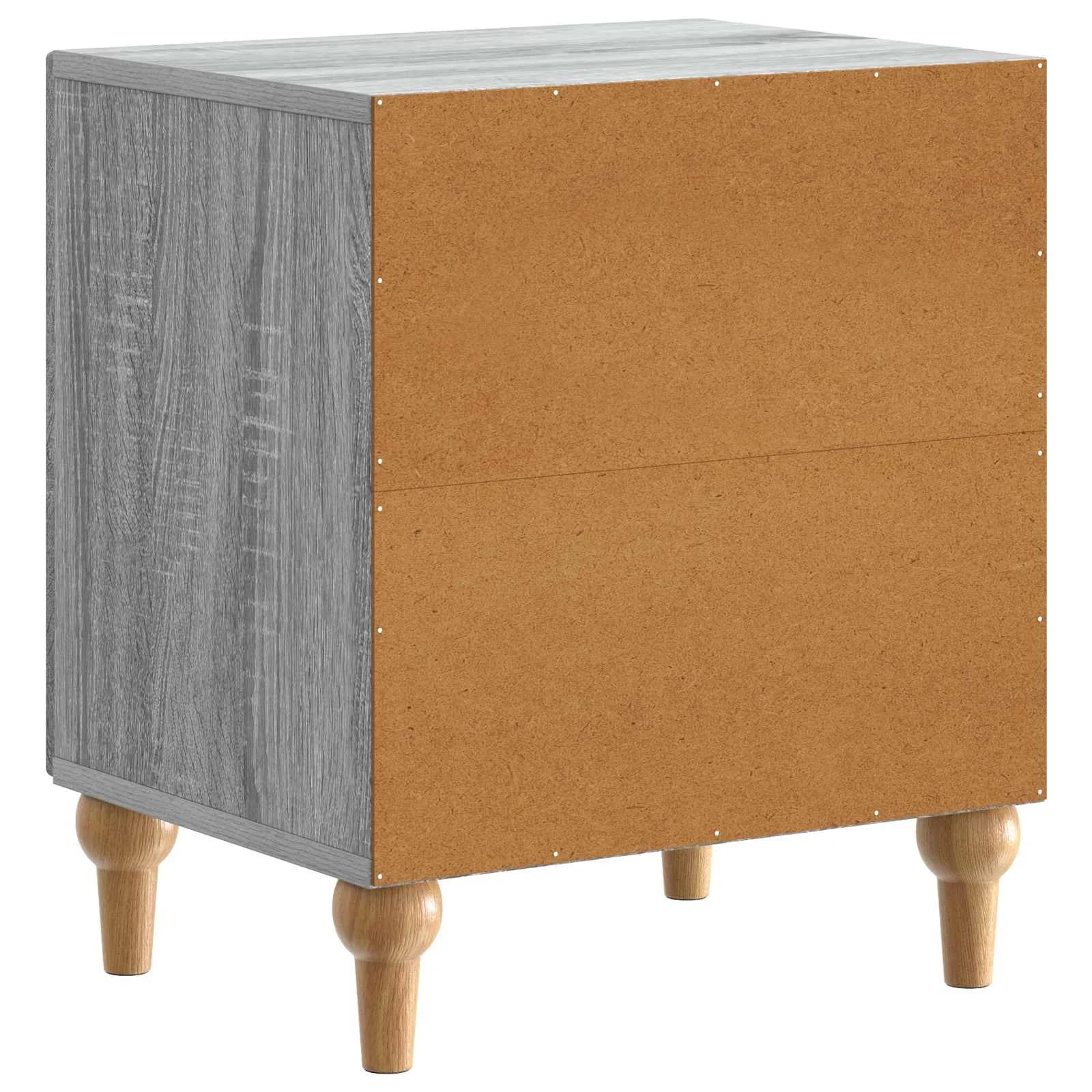 Nočna omarica 2 kos Siva Sonoma 43 x 34,5 x 50 cm - slika 9