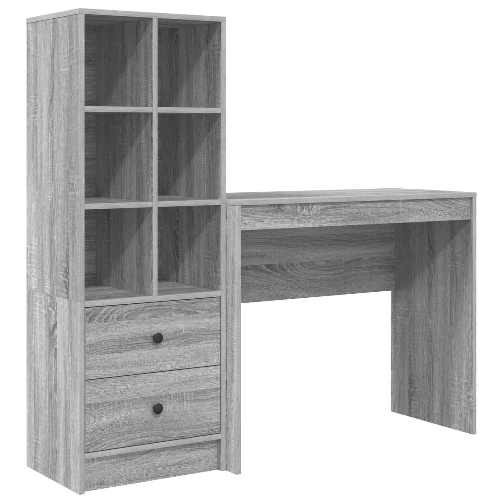 Miza Siva Sonoma 135,5 x 40 x 127 cm 2 kos - slika 2