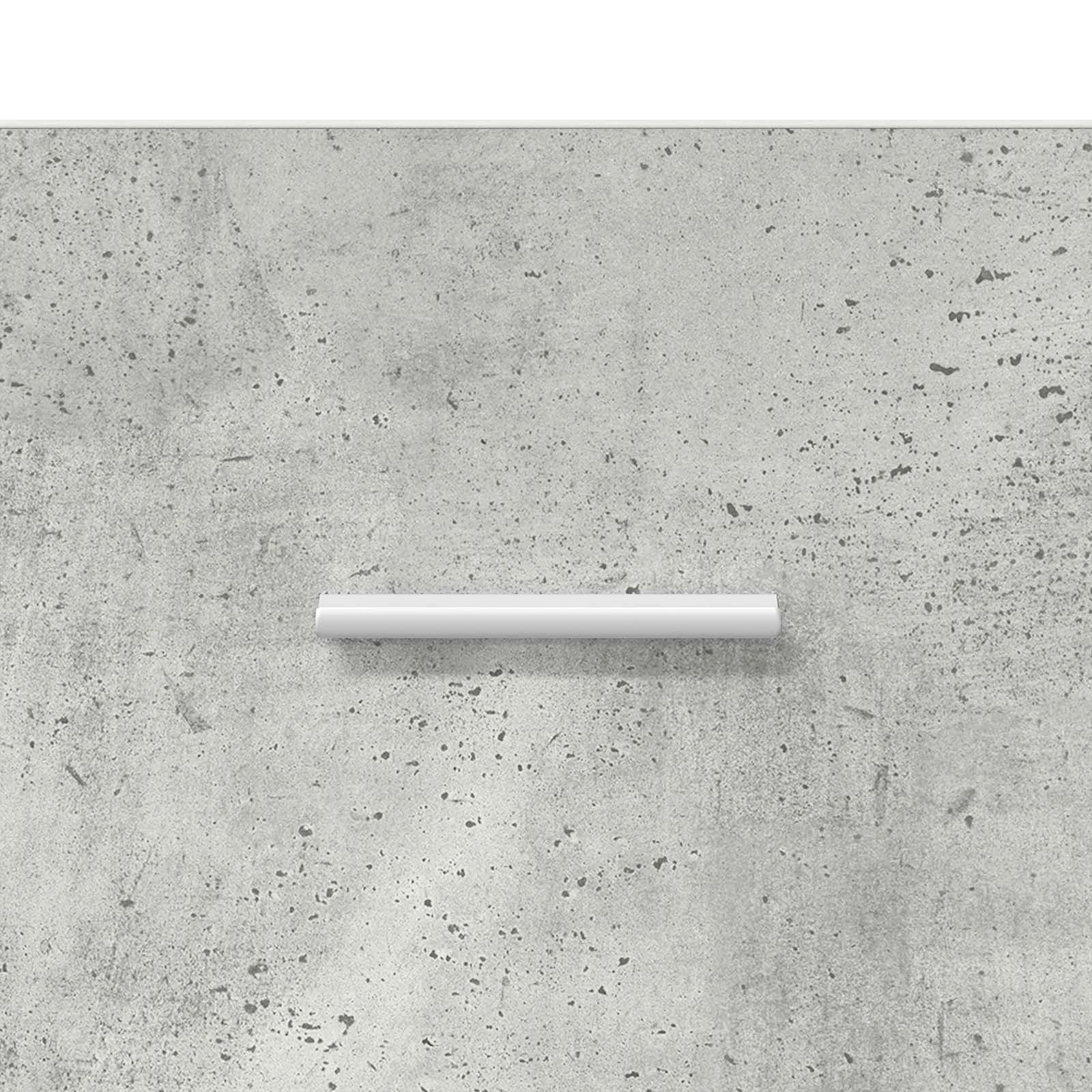 Konzolna miza Betonsko siva 90 x 35 x 80 cm Inženirski les - slika 7