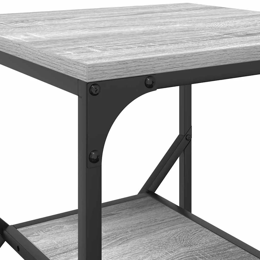 Stranska miza Siva Sonoma 41 x 40 x 60 cm - slika 8