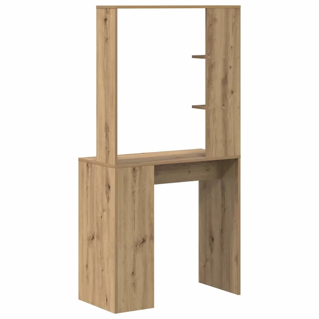 Miza Umetni hrast Inženirski les 78,5 x 37 x 154,5 cm - slika 7