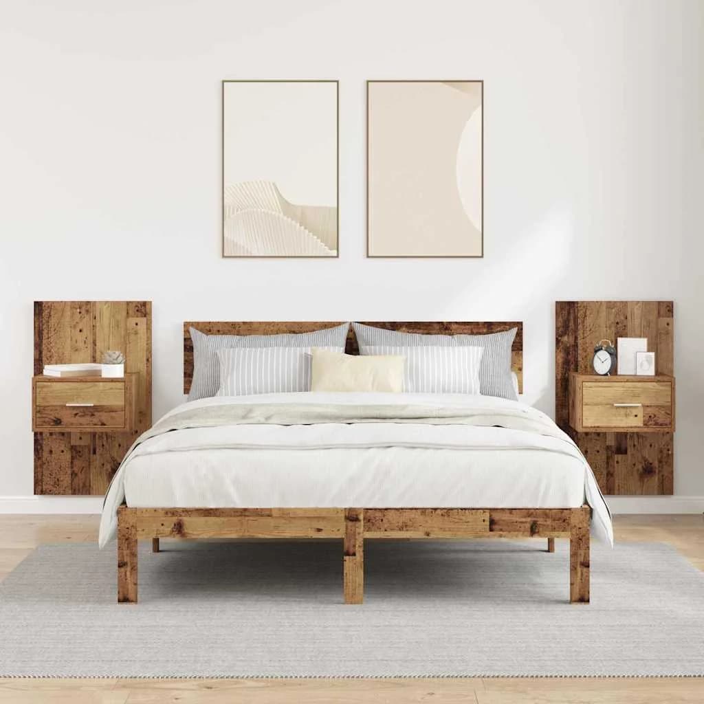 Nočna omarica 2 kos Star les 50 x 32,5 x 80 cm Inženirski les - slika 4