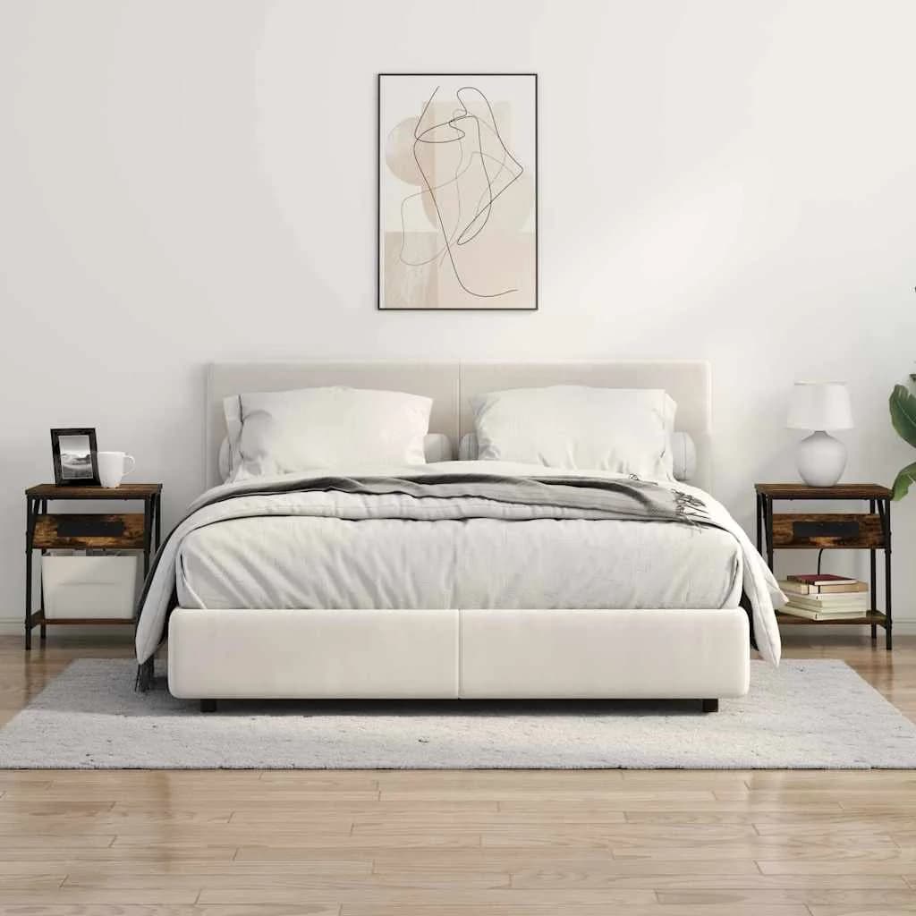 Nočna omarica Dimljeni oreh 38 x 30 x 48 cm Inženirski les - slika 4