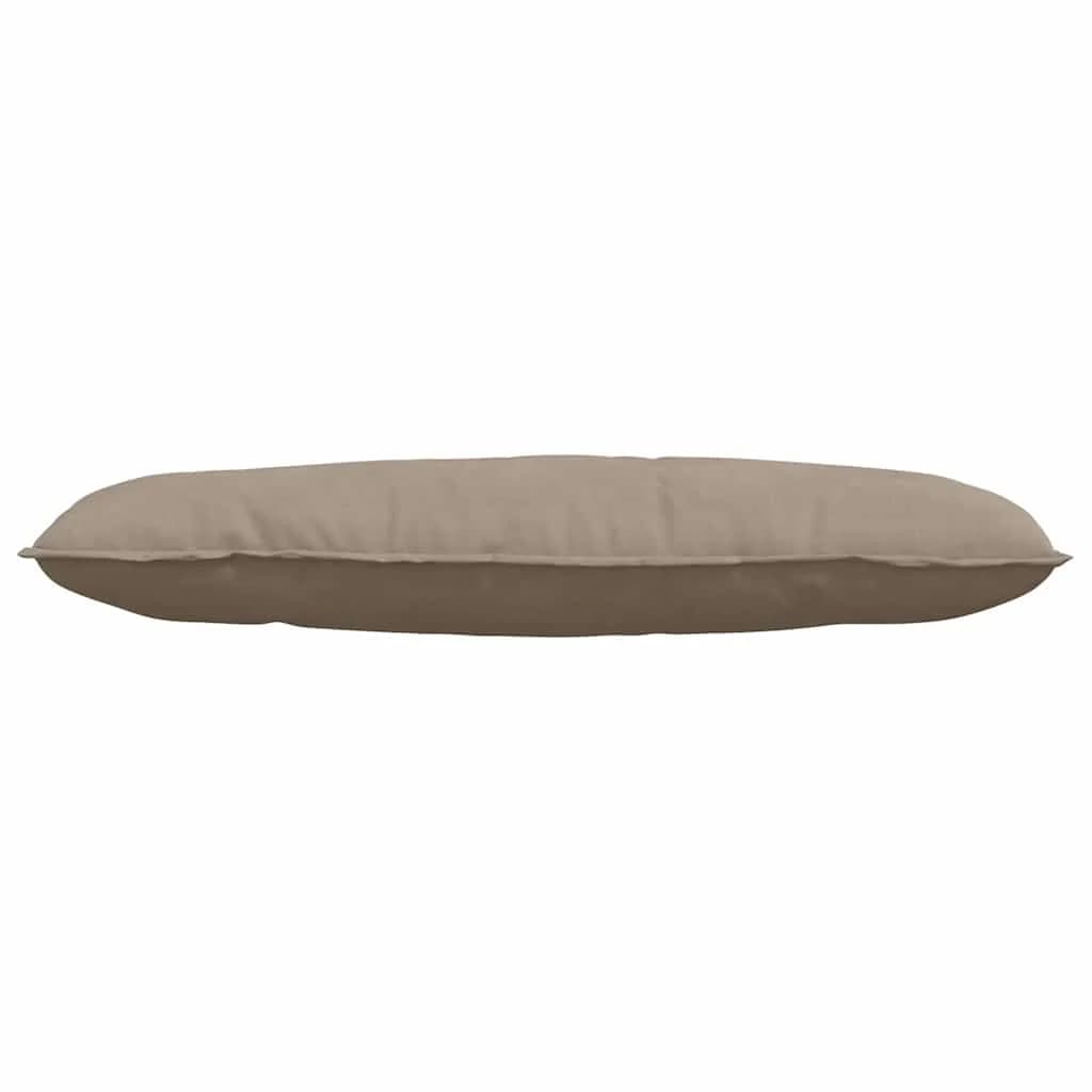 Poglavni vzglavnik Taupe 120 x 50 cm Mikrofiber tkanina - slika 5