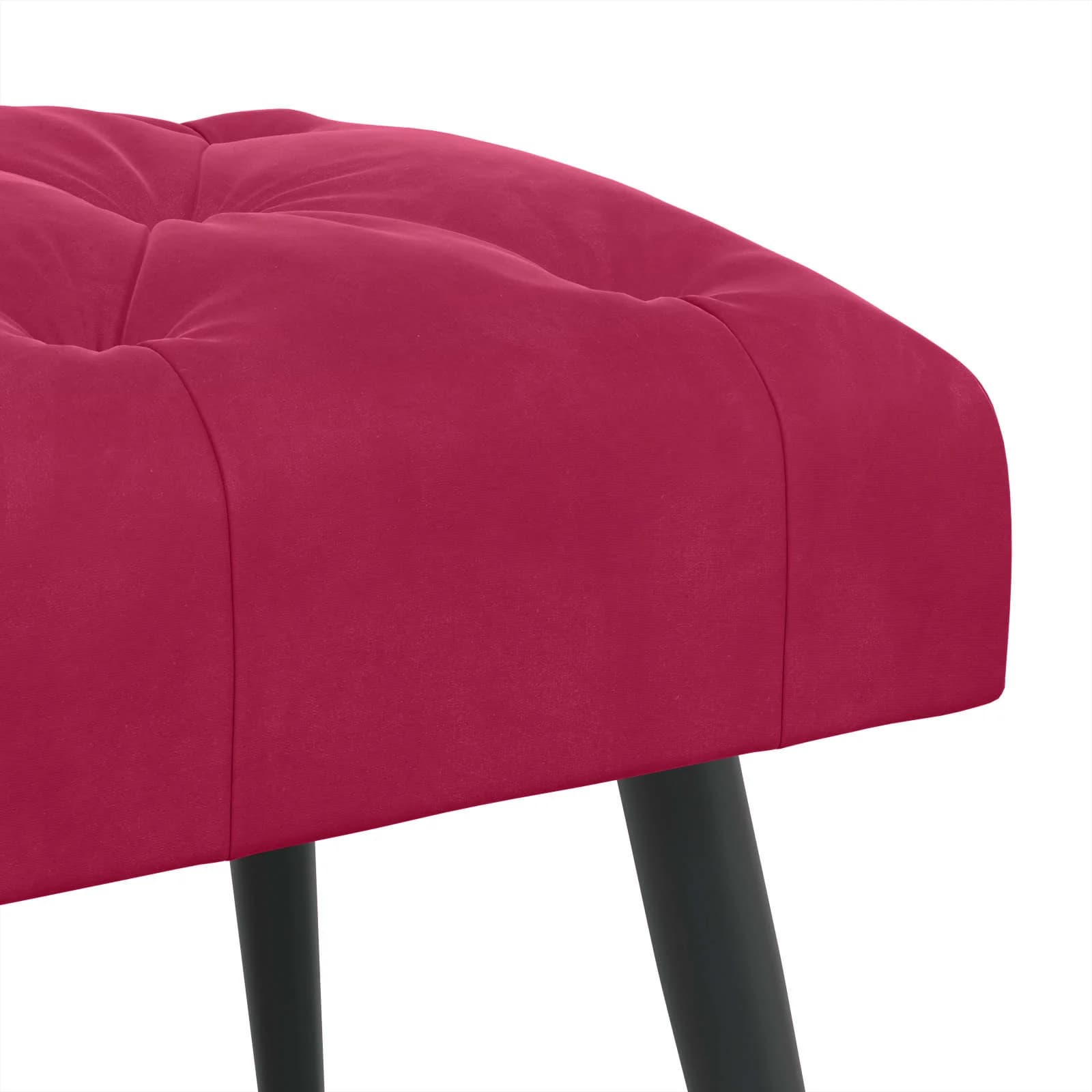 Klop s gumbnim oblazinjenjem Vinorodna rdeča 110 x 40 x 46 cm - slika 6