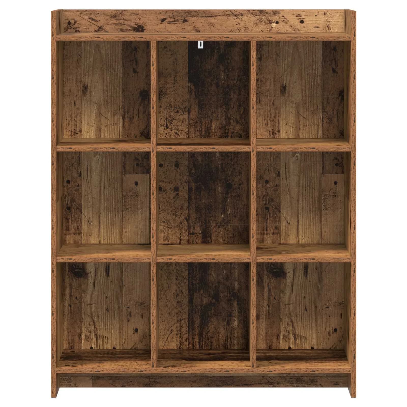 Knjižna omara Star les 87,5 x 30 x 111 cm Inženirski les - slika 4