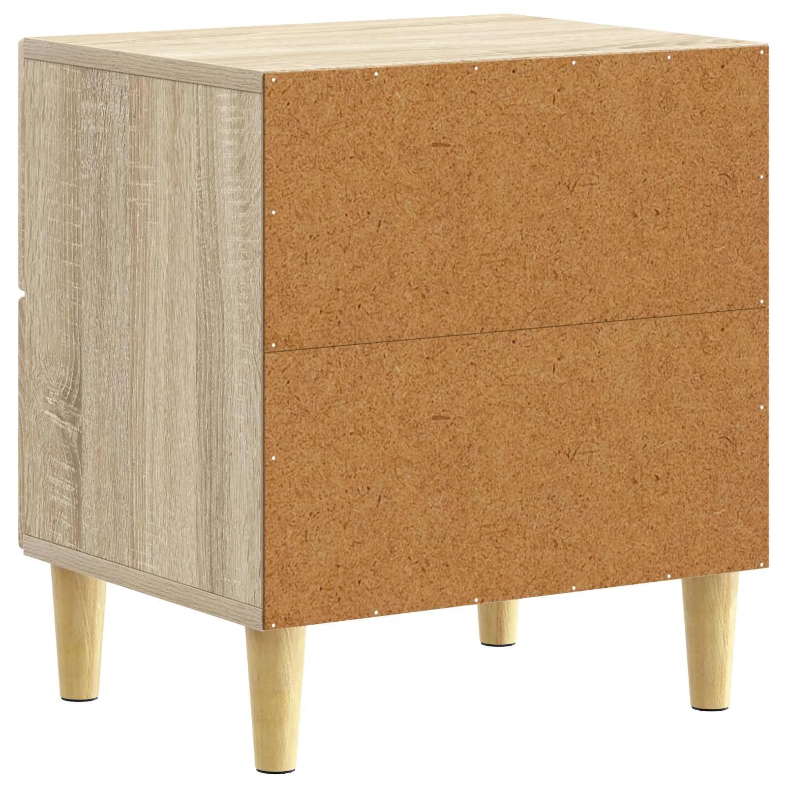 Nočna omarica Sonoma hrast 43 x 34,5 x 48 cm Inženirski les - slika 6