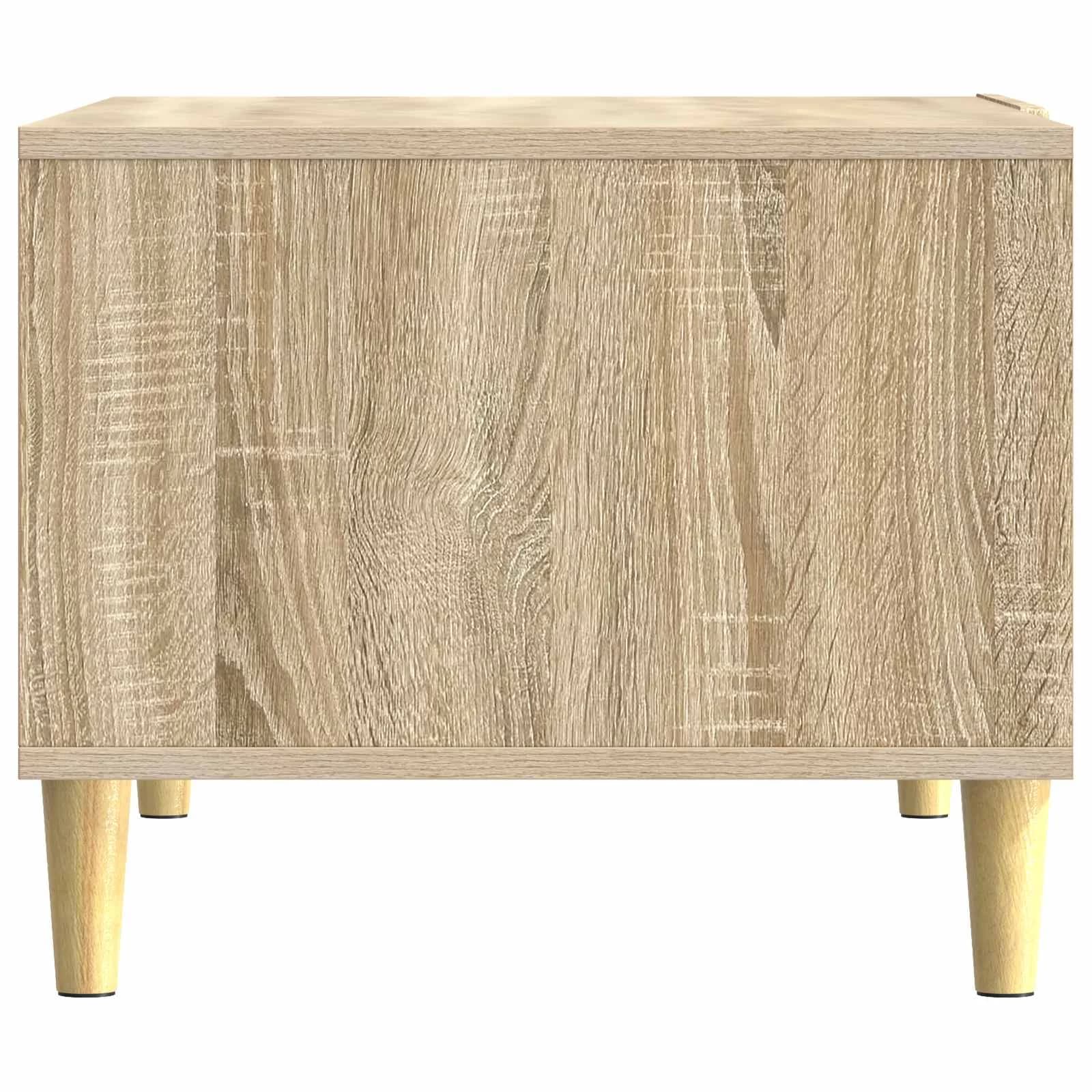 Klubska miza Sonoma hrast 90 x 50 x 40 cm Inženirski les - slika 5