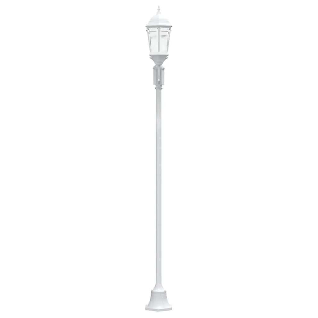 Vrtnarska svetilka Bela 68 x 20 x 235 cm Aluminij in steklo - slika 5