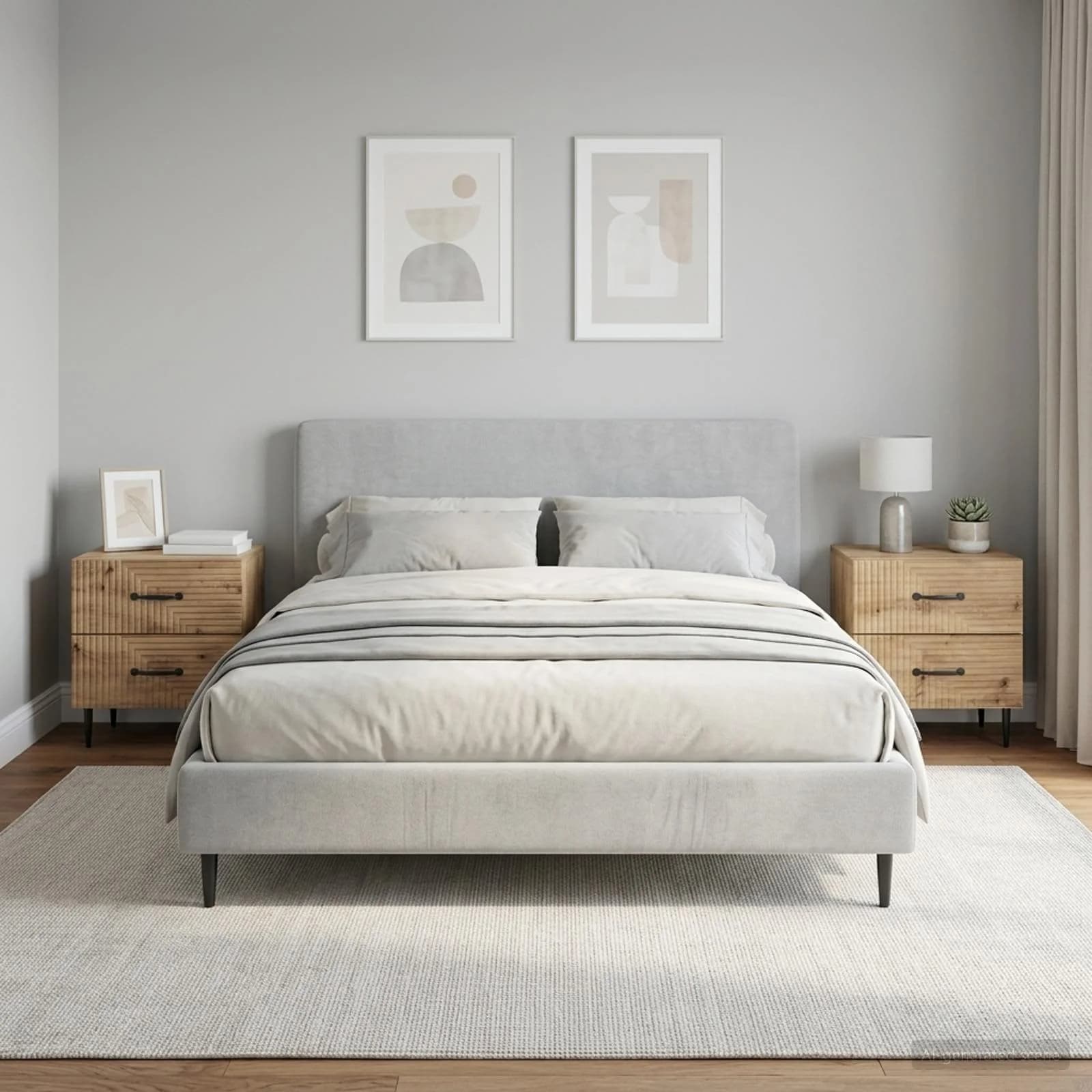 Nočna omarica 2 kos Artisan hrast 43 x 34,5 x 47,5 cm