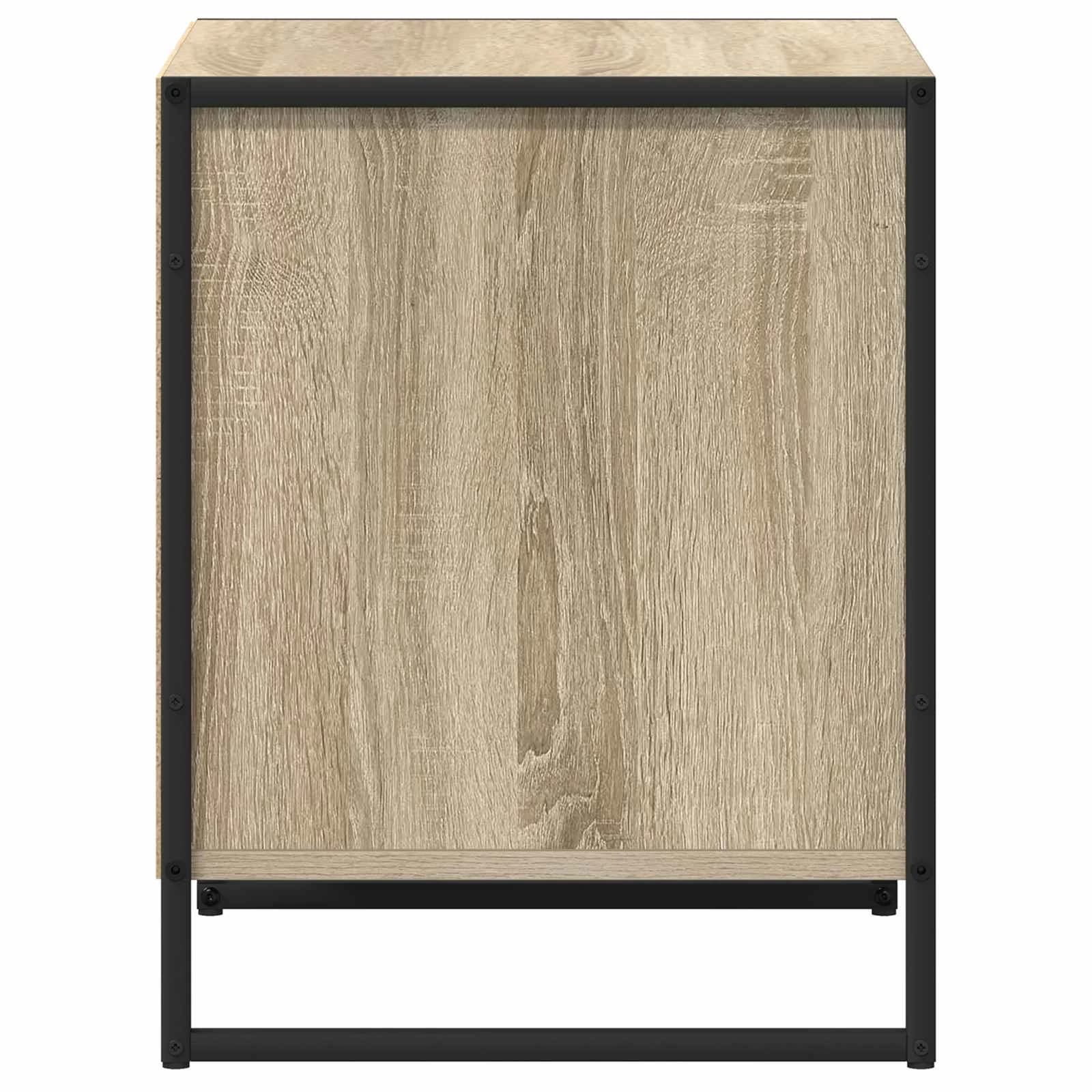 Nočna omarica 2 kos Sonoma 50 x 39,5 x 50 cm Inženirski les - slika 7