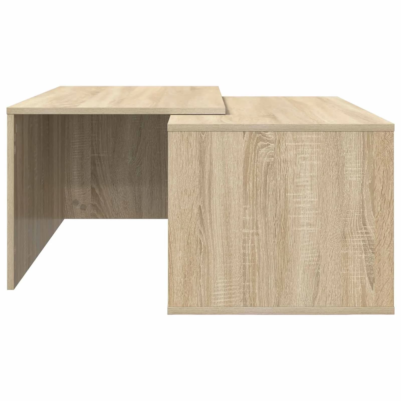 Set kavno mizico 2 kos Sonoma hrast 90 x 48 x 40 cm - slika 9