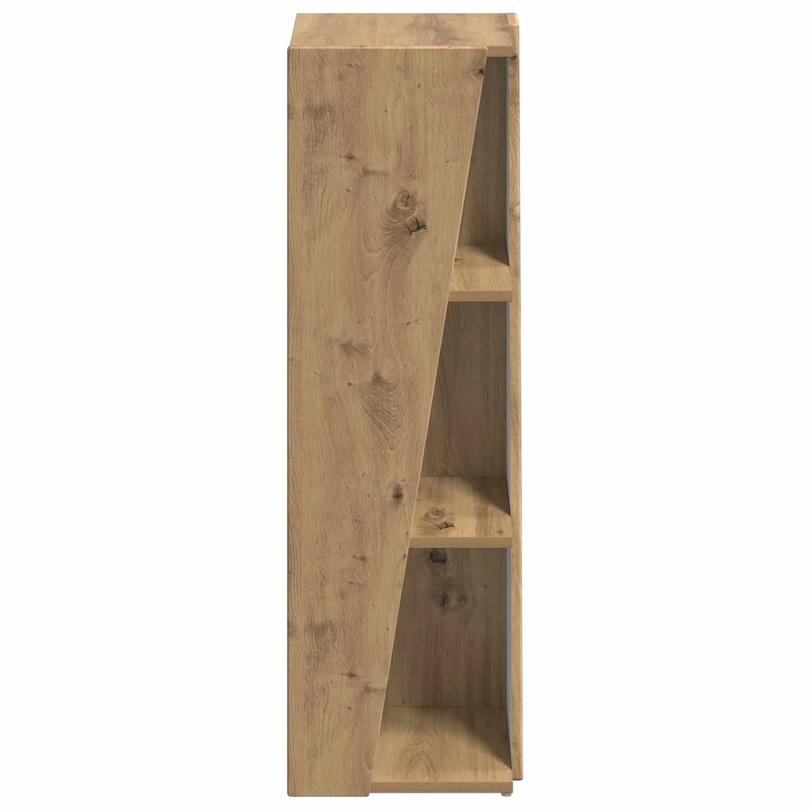 Stranski polic 33 x 32 x 100,5 cm Inženirski les Umetni hrast - slika 6