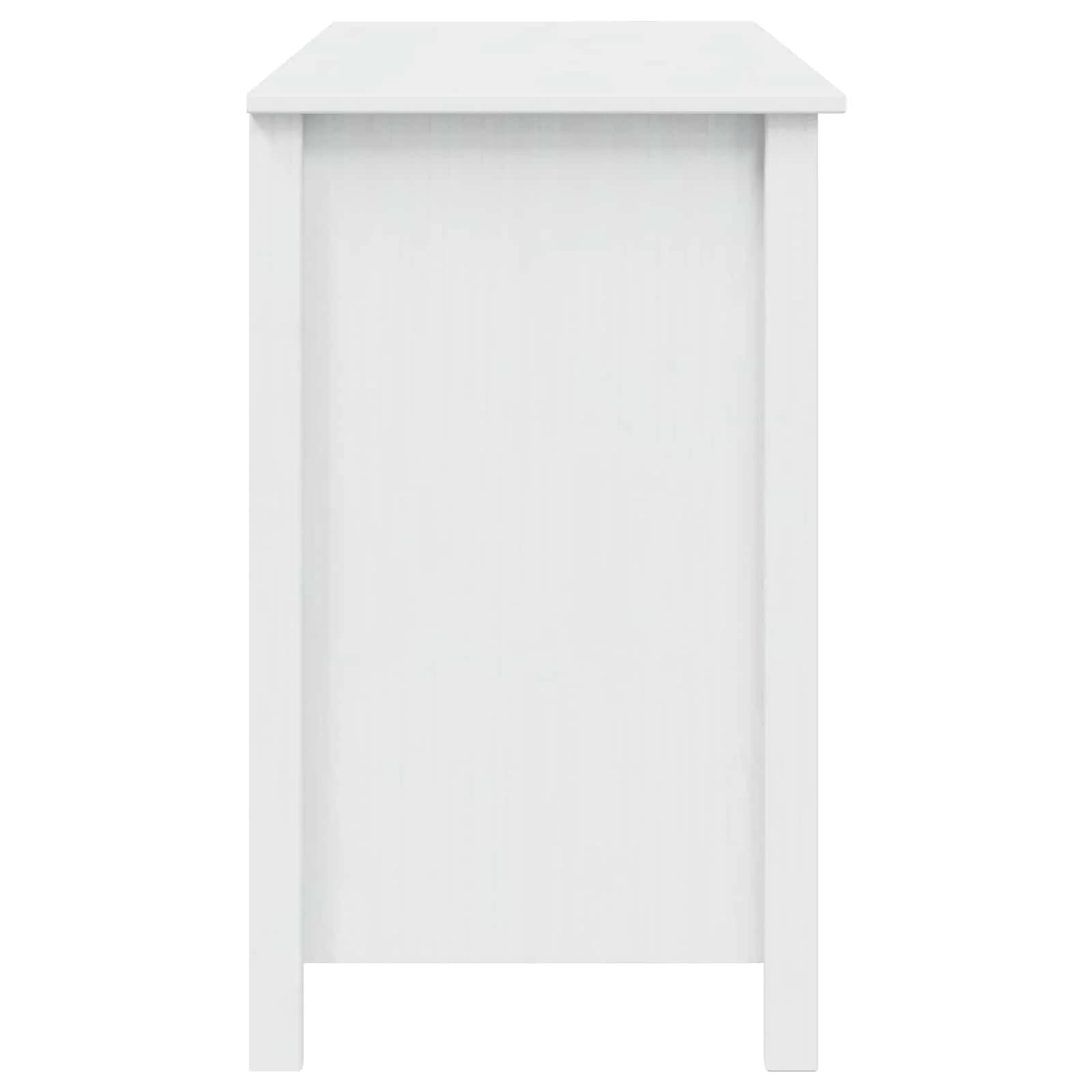 Pisalna miza z predali s predalom HILL Bela 100 x 45 x 74 cm - slika 6