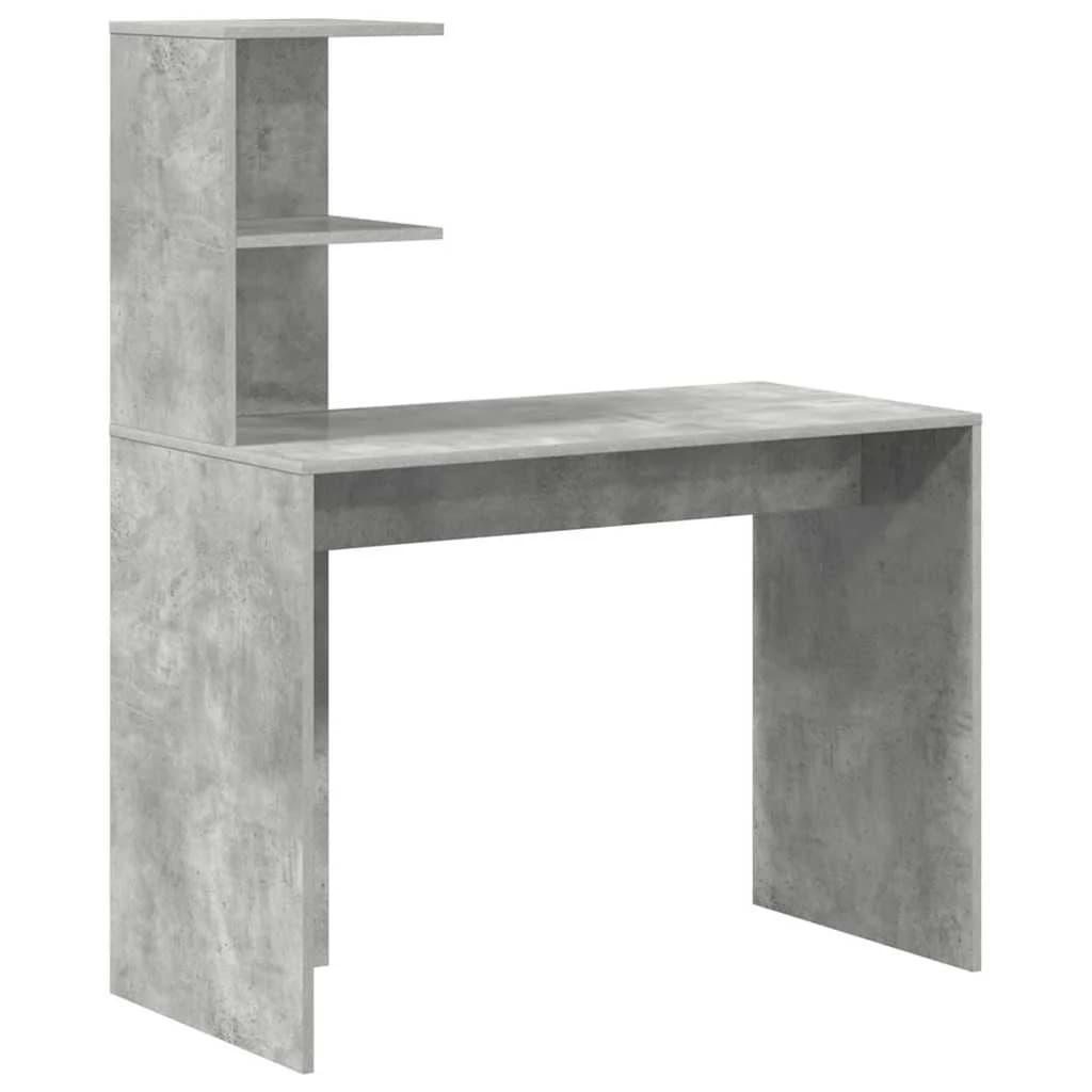 Miza Betonsko siva 133,5 x 50 x 124 cm 2 kos - slika 5