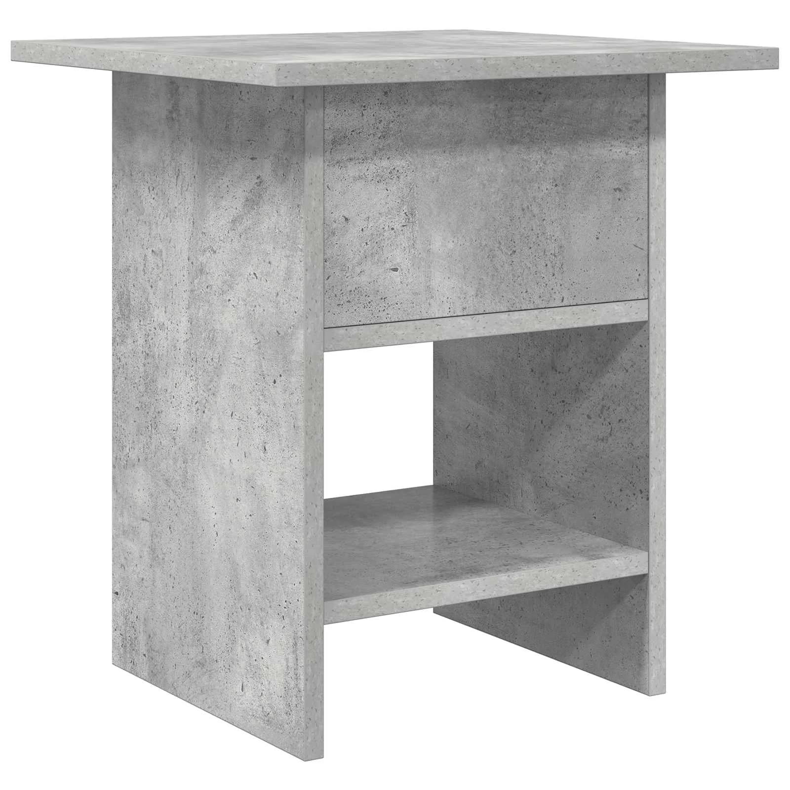 Nočna omarica 2 kos Betonsko siva 41 x 40 x 45 cm - slika 8