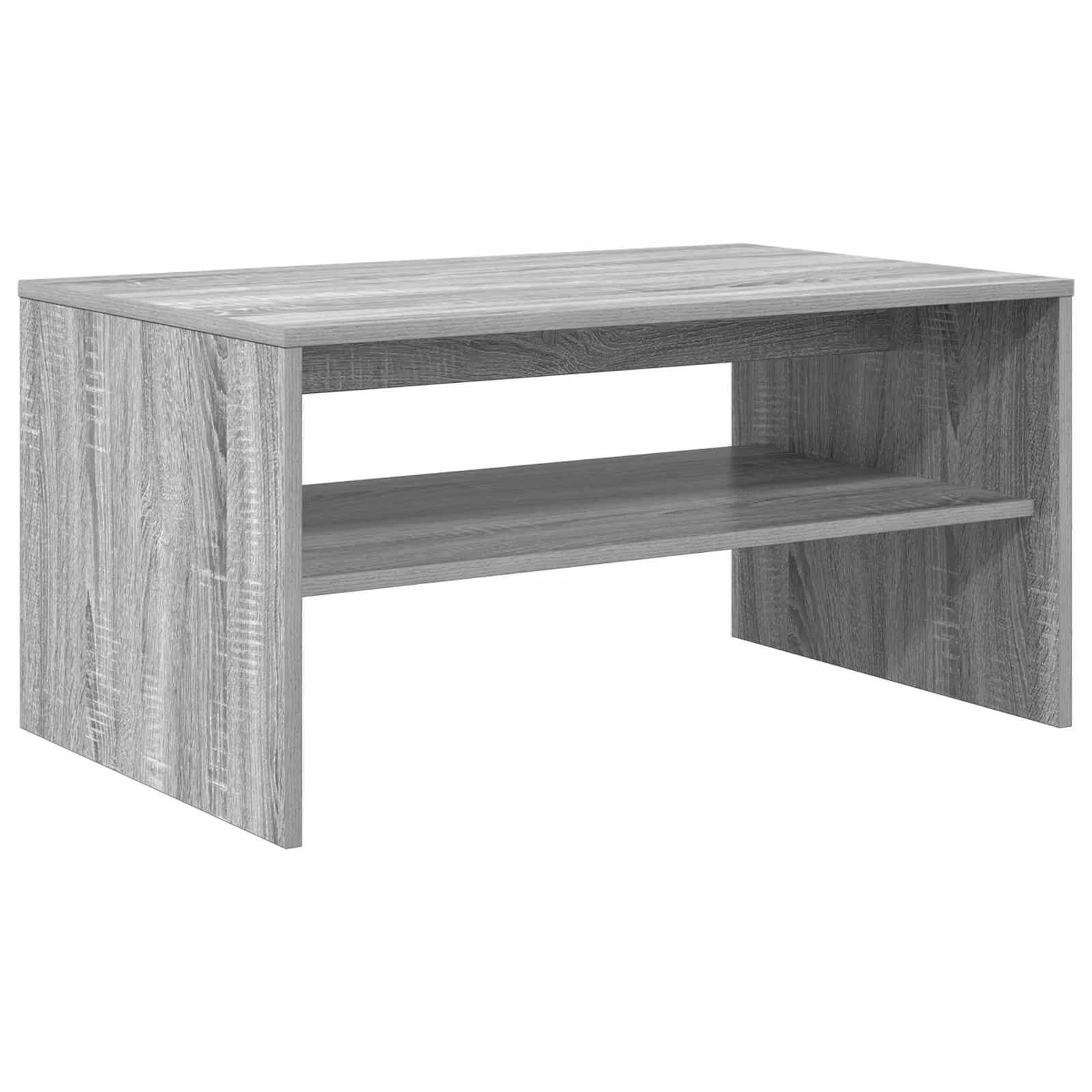 Klubska miza Siva Sonoma 80 x 50 x 40 cm Inženirski les - slika 2