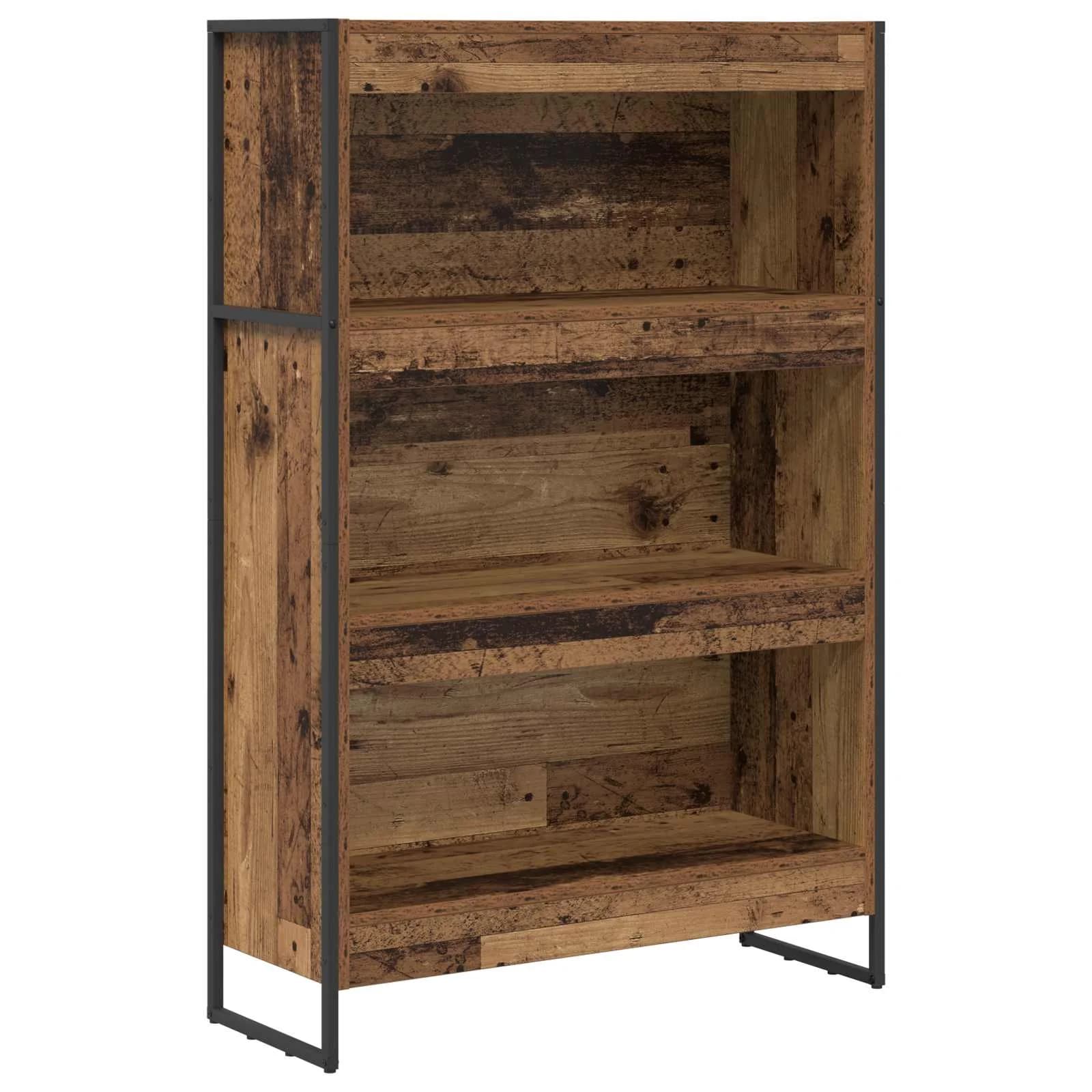 Knjigovni omar 80 x 30 x 121 cm Inženirski les Star les - slika 2
