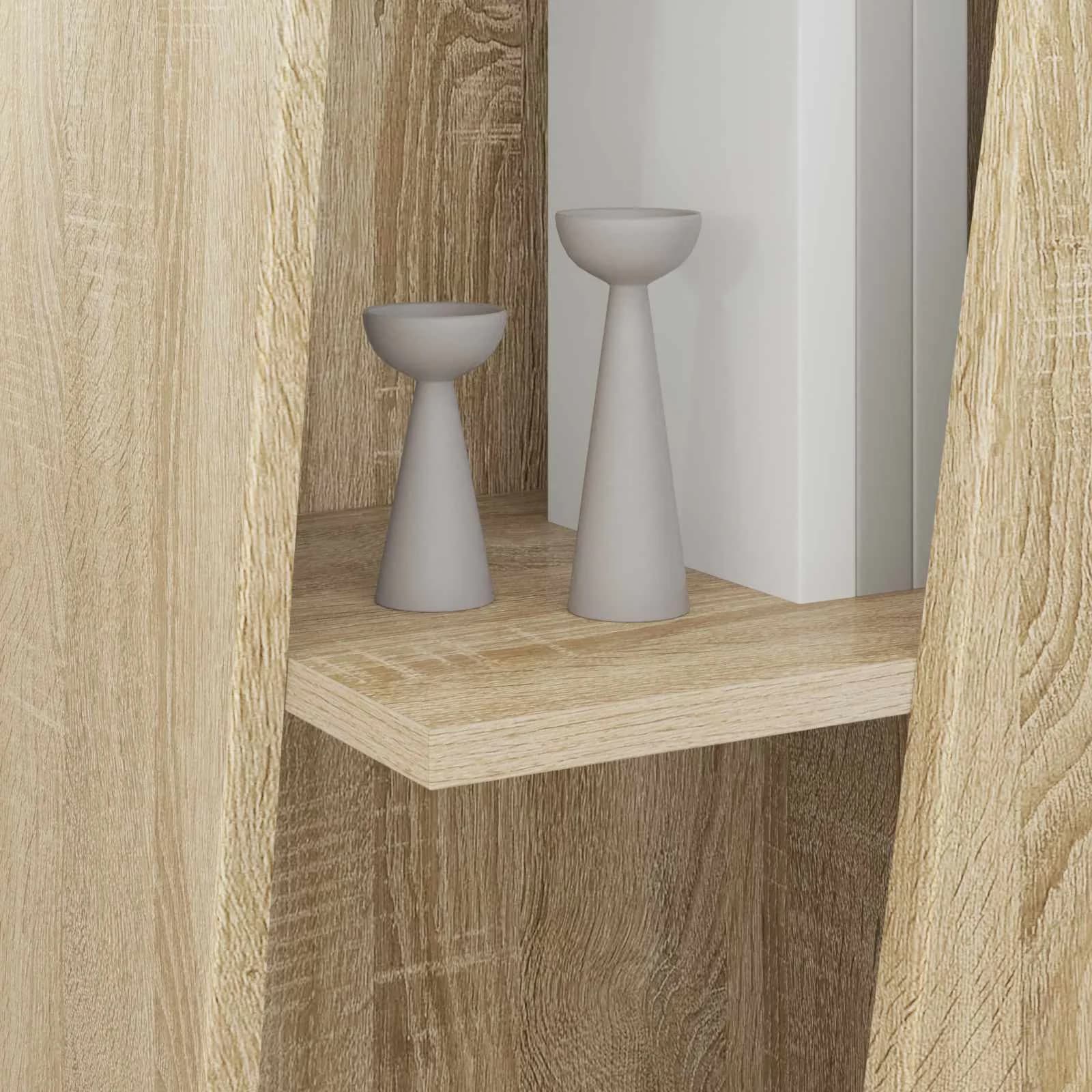 Stranski polic 33 x 32 x 100,5 cm Inženirski les Sonoma hrast - slika 4