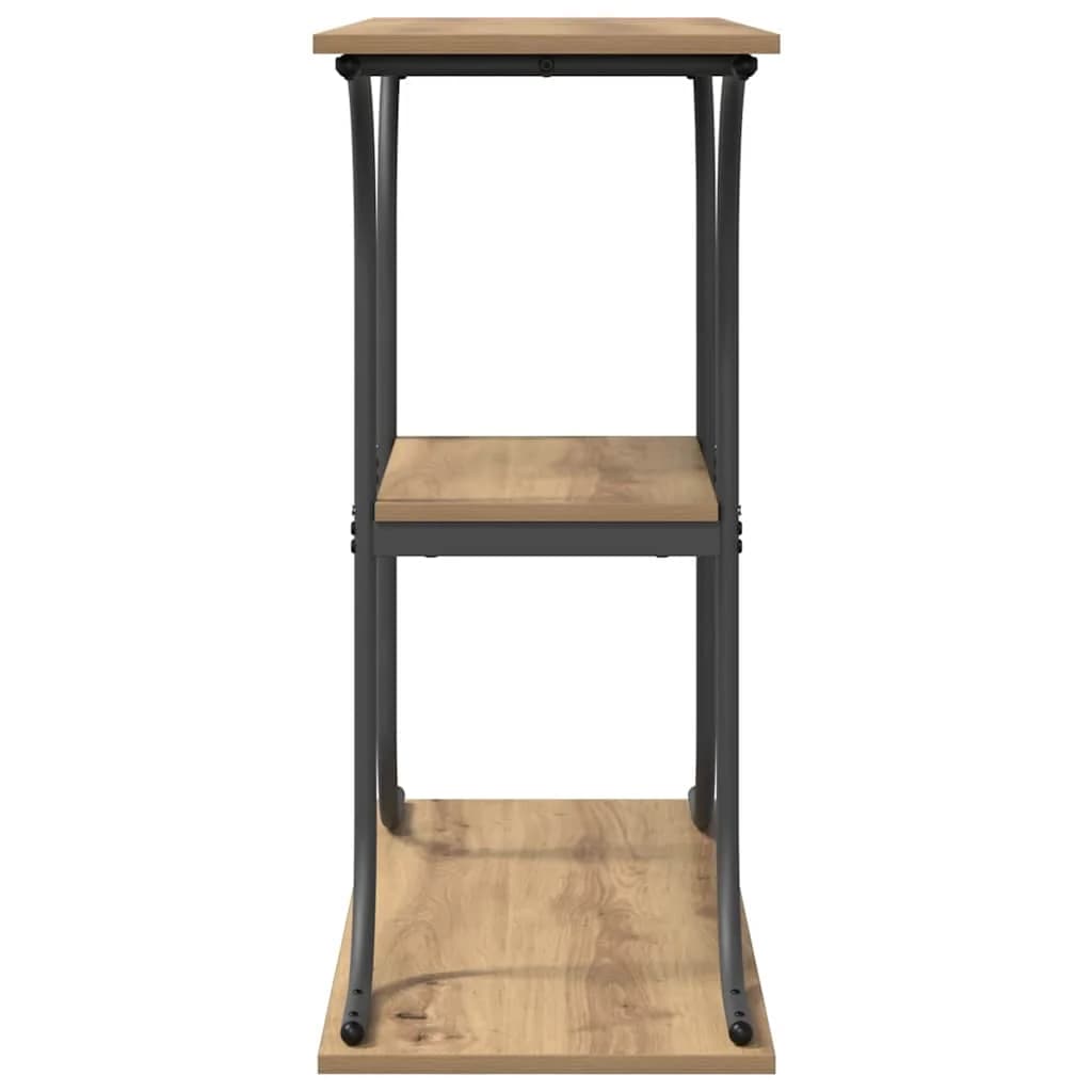 Konzolna miza Umetni hrast 101 x 35 x 80,5 cm Inženirski les - slika 6