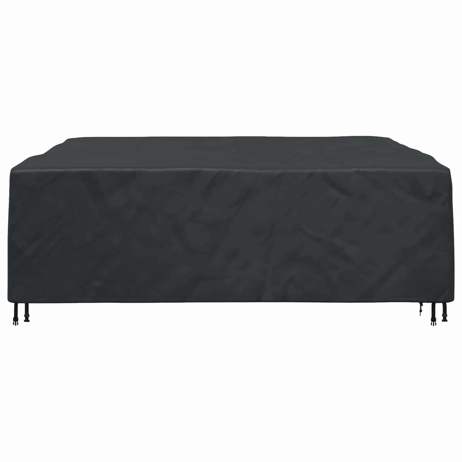 Prevleka za pohištvo Enobarvno Črna 235 x 235 x 70 cm 420D - slika 6