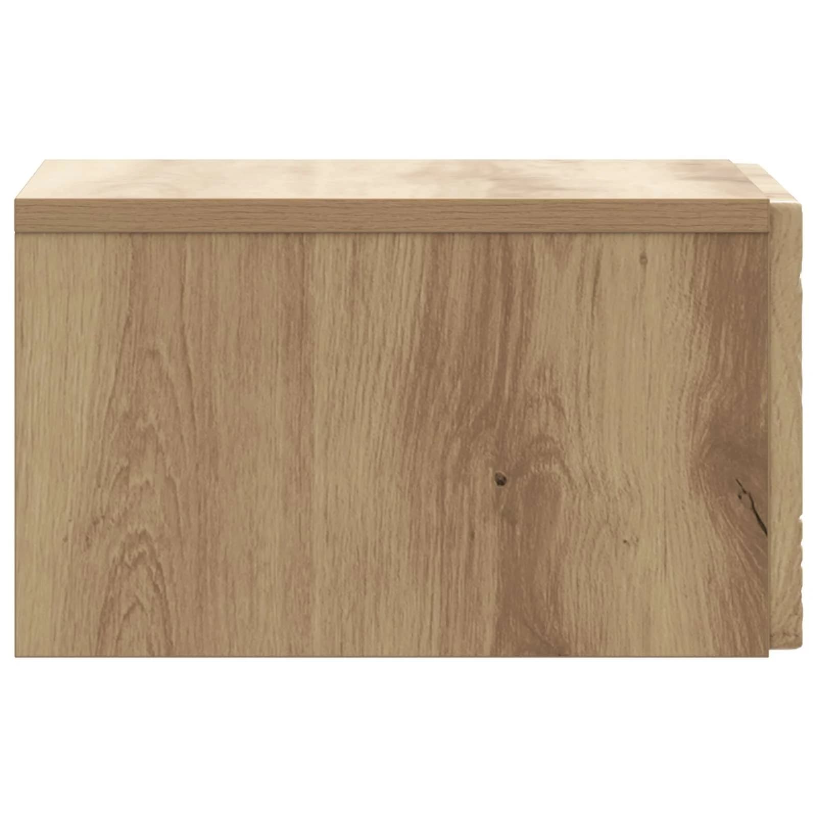 Stenski nočni omarici 2 kos Artisan hrast 49 x 34,5 x 20 cm - slika 7
