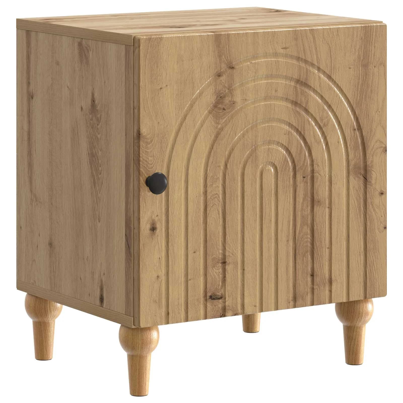Nočna omarica Artisan hrast 43 x 34,5 x 50 cm Inženirski les - slika 2