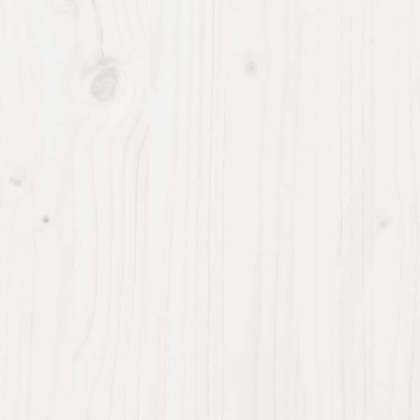 Klubska miza Bela 100 x 50 x 45 cm Masivno borovo les - slika 11