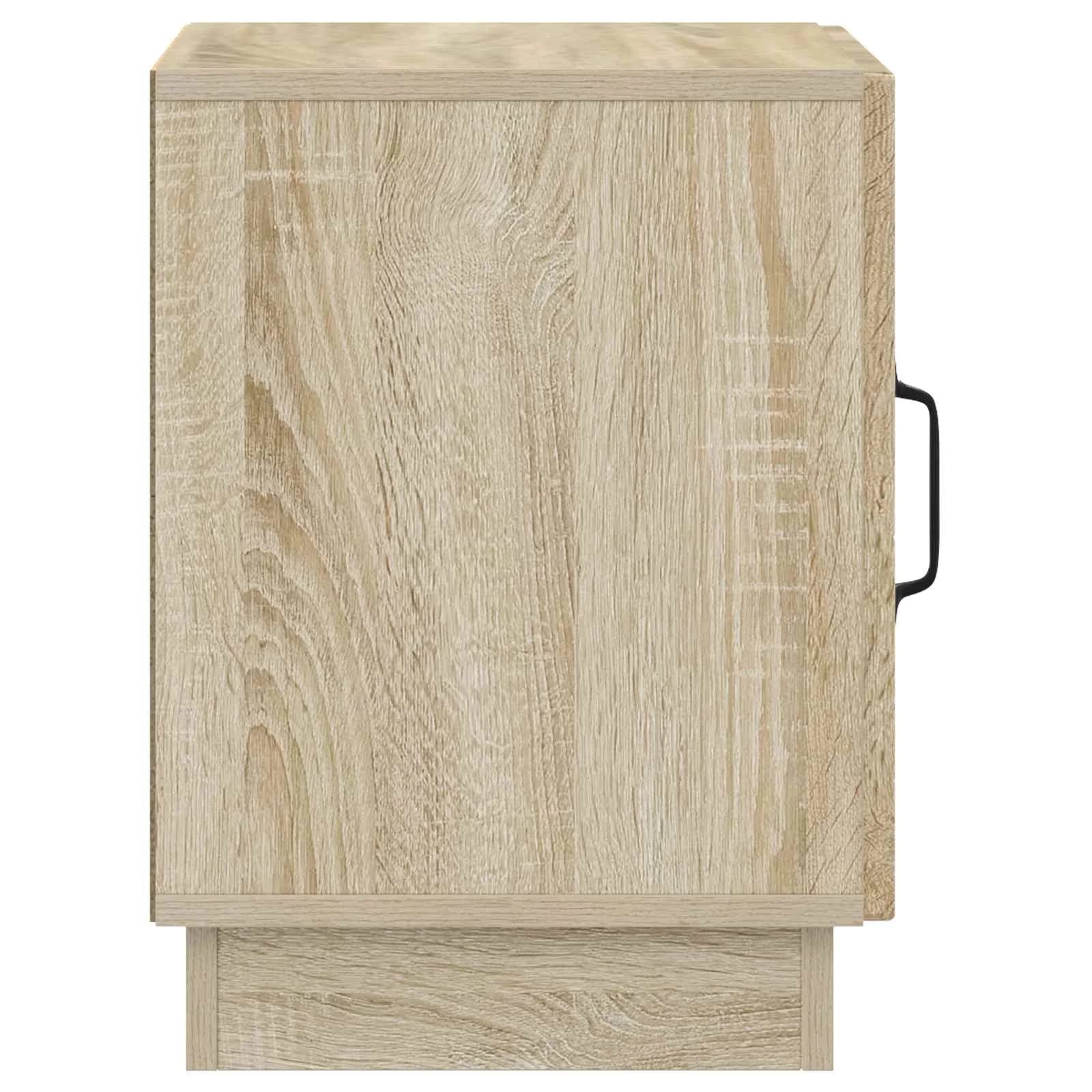 Nočna omarica Sonoma hrast 43 x 34,5 x 47 cm Inženirski les - slika 7