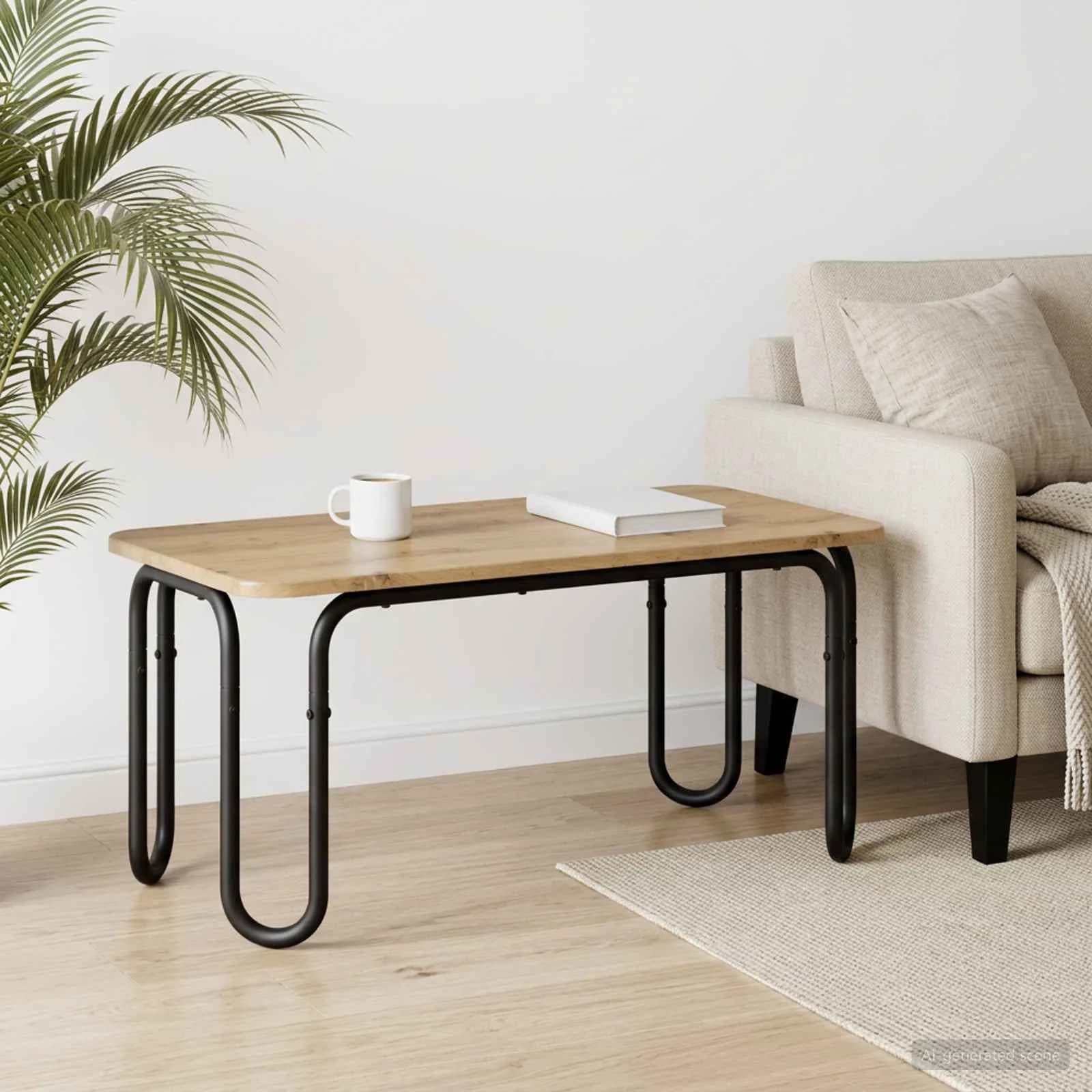 Klubska miza Artisan hrast 100 x 50 x 45 cm Inženirski les