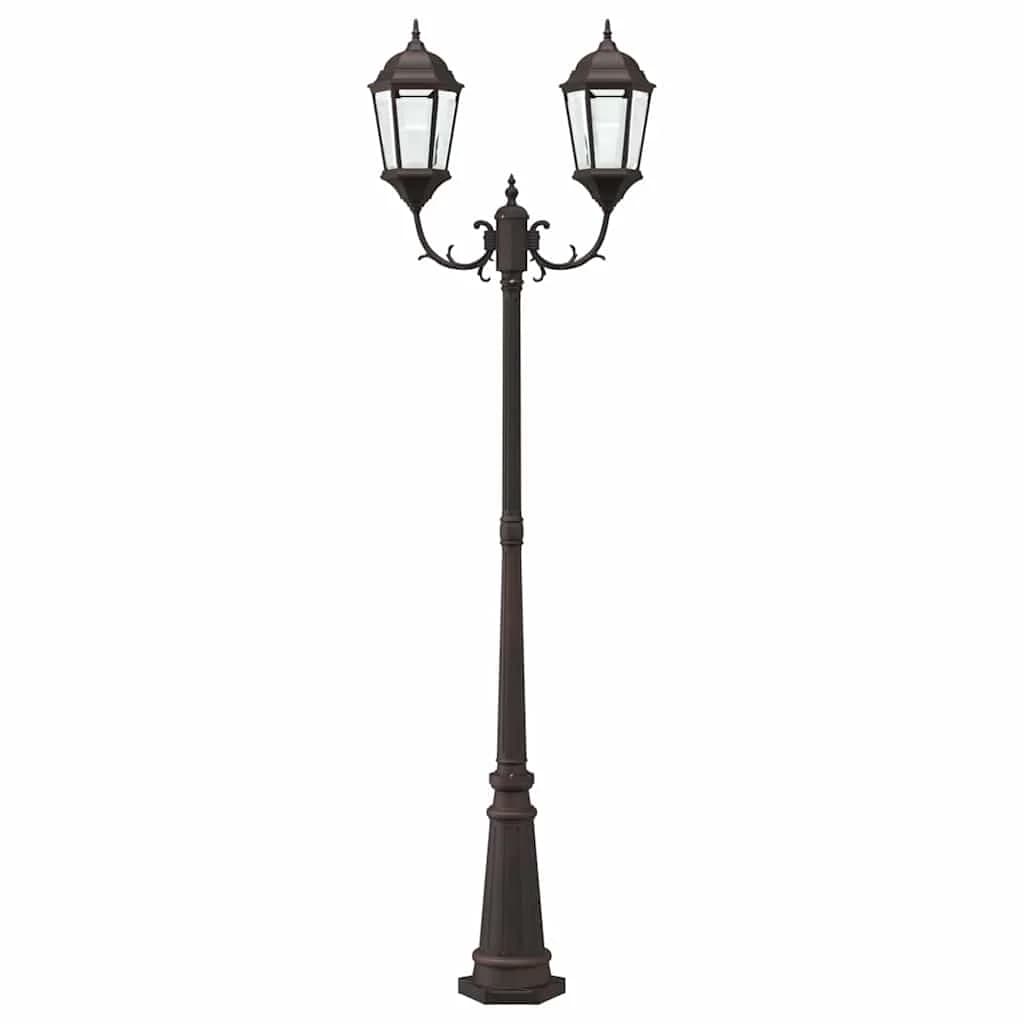 Vrtnarska svetilka Bronasta 68 x 20 x 235 cm Aluminij in steklo - slika 4