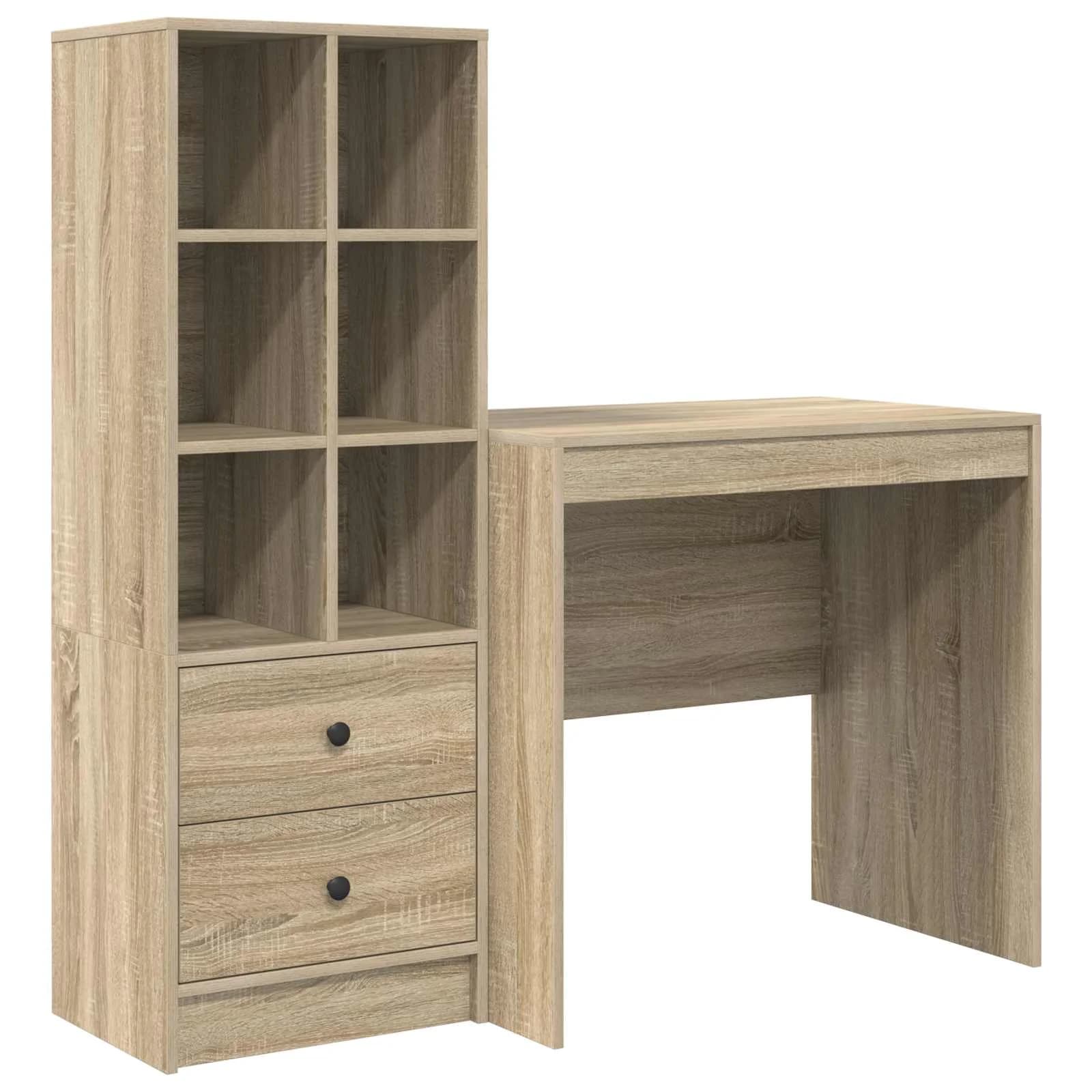 Miza Sonoma hrast 125,5 x 50 x 127 cm 2 kos - slika 2