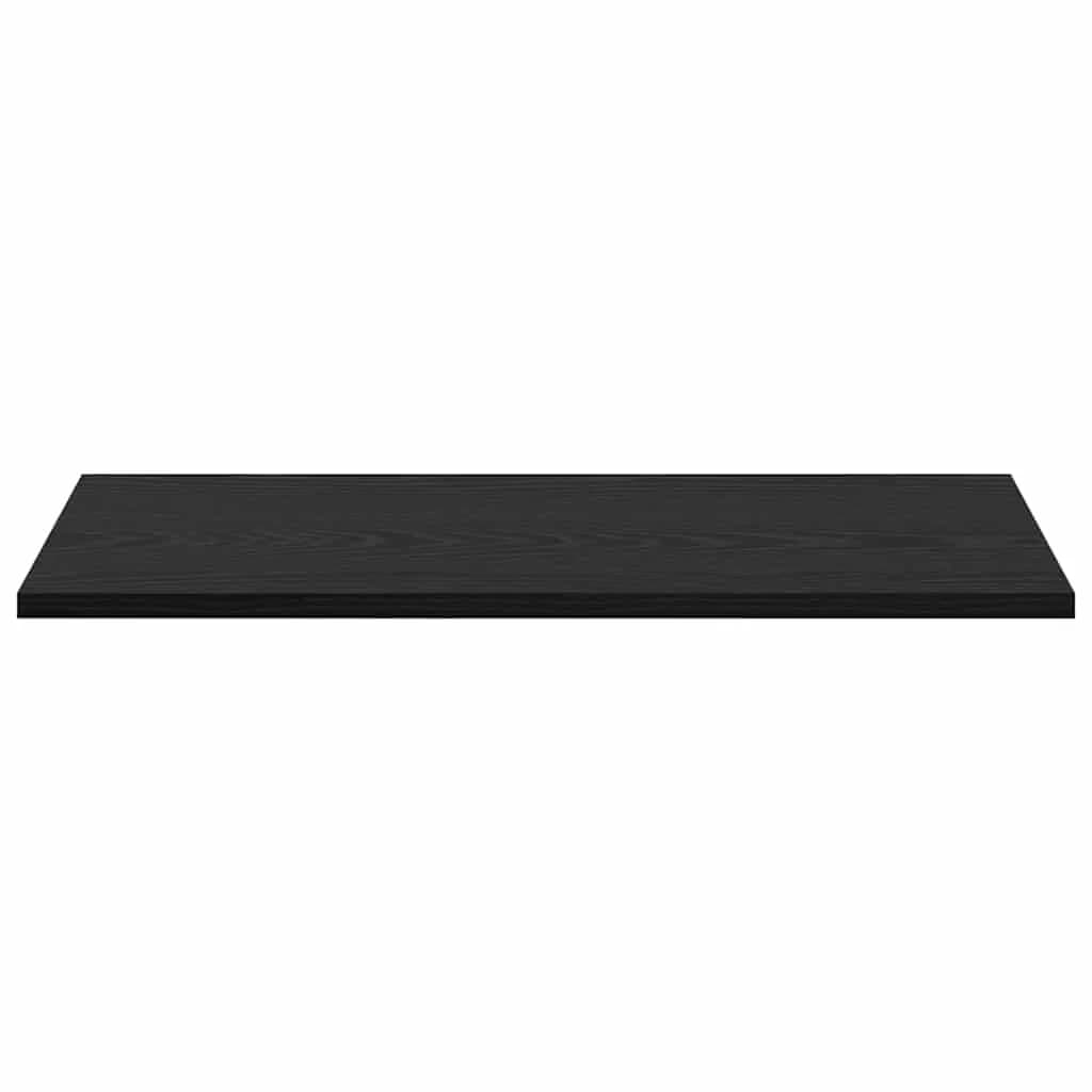 Polica za knjige 3 nivojev 4 kos 60 x 30 x 1,5 cm Črna - slika 6