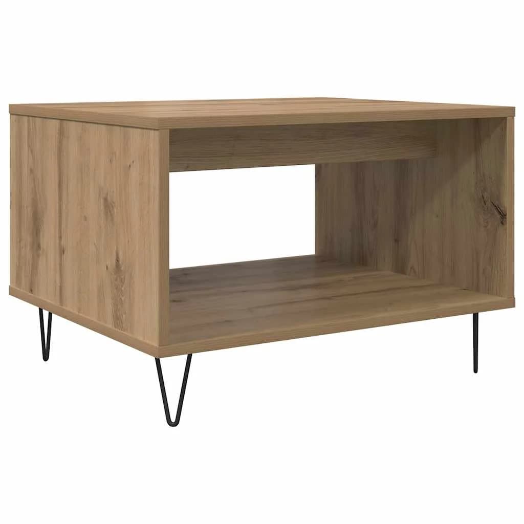 Klubska miza artisan hrast 60 x 50 x 40 cm Inženirski les - slika 2