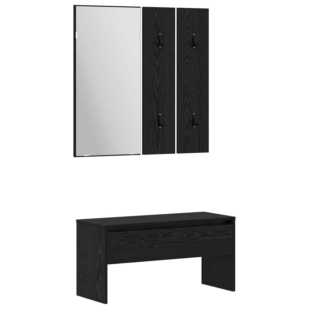 Komplet pohištva za predsobo 6 kos 80 x 31 x 40 cm - slika 6