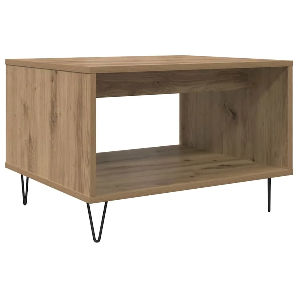 Klubska miza artisan hrast 60 x 50 x 40 cm Inženirski les - slika 7