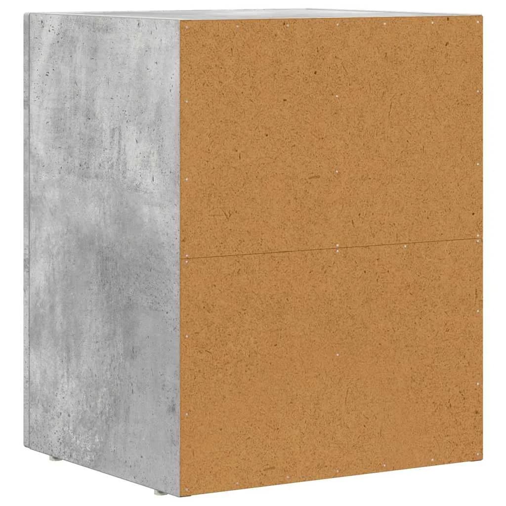 Nočna omarica ELST 2 kos Betonsko siva 40 x 35 x 50 cm - slika 8