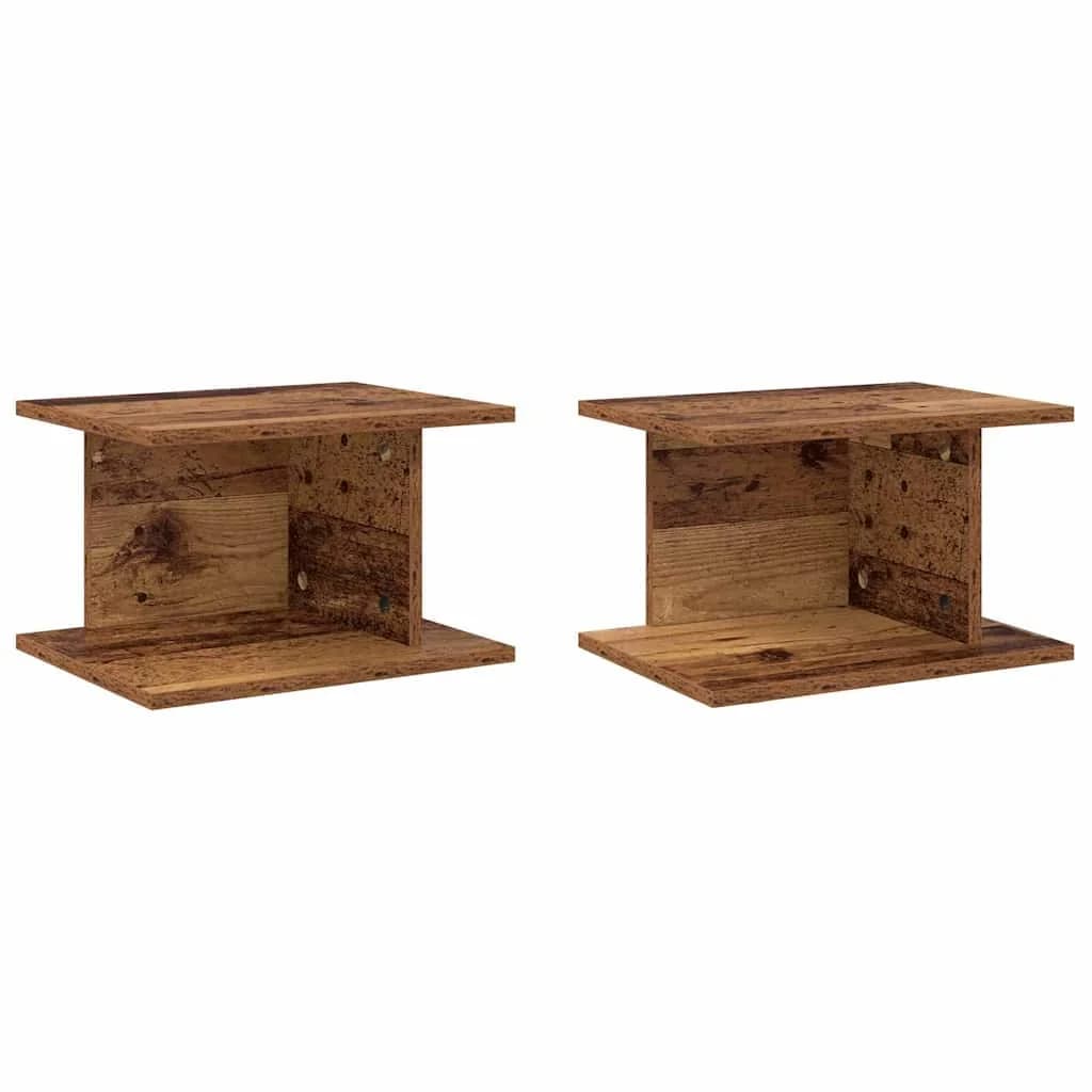 Nočna omarica 2 kos Star les 40 x 30 x 25 cm Inženirski les - slika 2