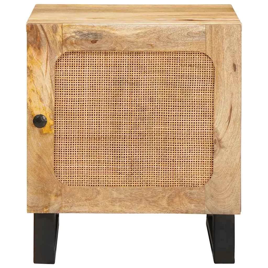 Nočna omarica 2 kos Naravna 40 x 33 x 46 cm - slika 5