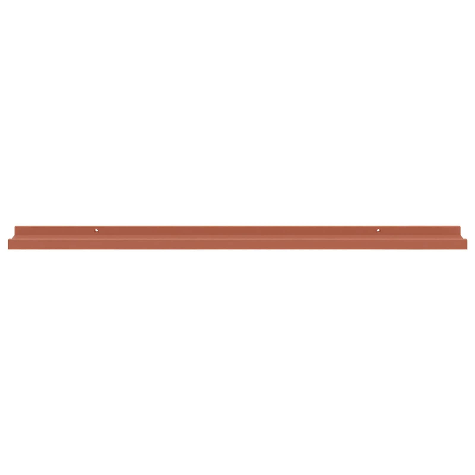 Stenska polica Montaža za steno 4 kos Rdeča 100 x 9 x 3 cm - slika 7