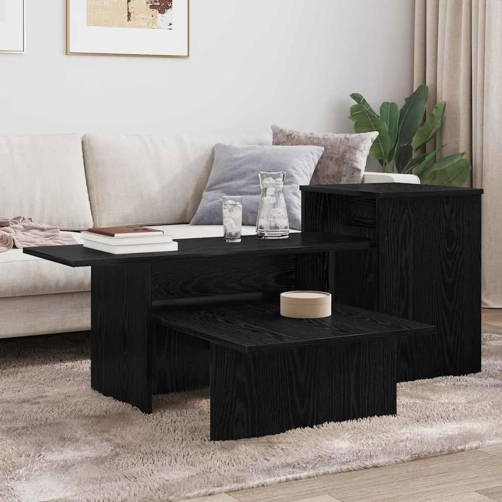 Konzolna miza Črna Orehovina 91,5 x 35 x 38,5 cm Inženirski les - slika 4