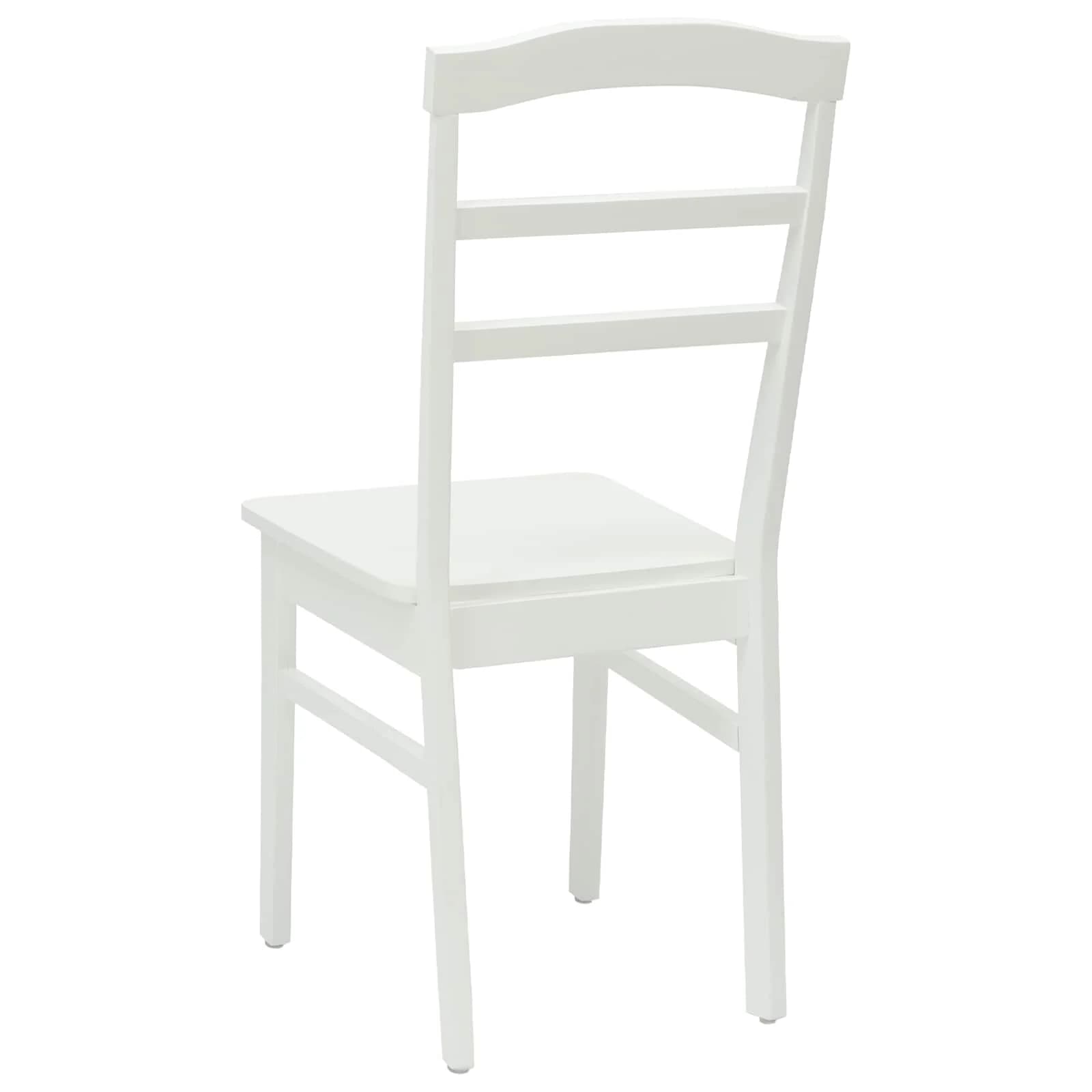 Jedilni stol 2 kos Masivno gumovo les Bela 36 x 45,5 x 93,5 cm - slika 7