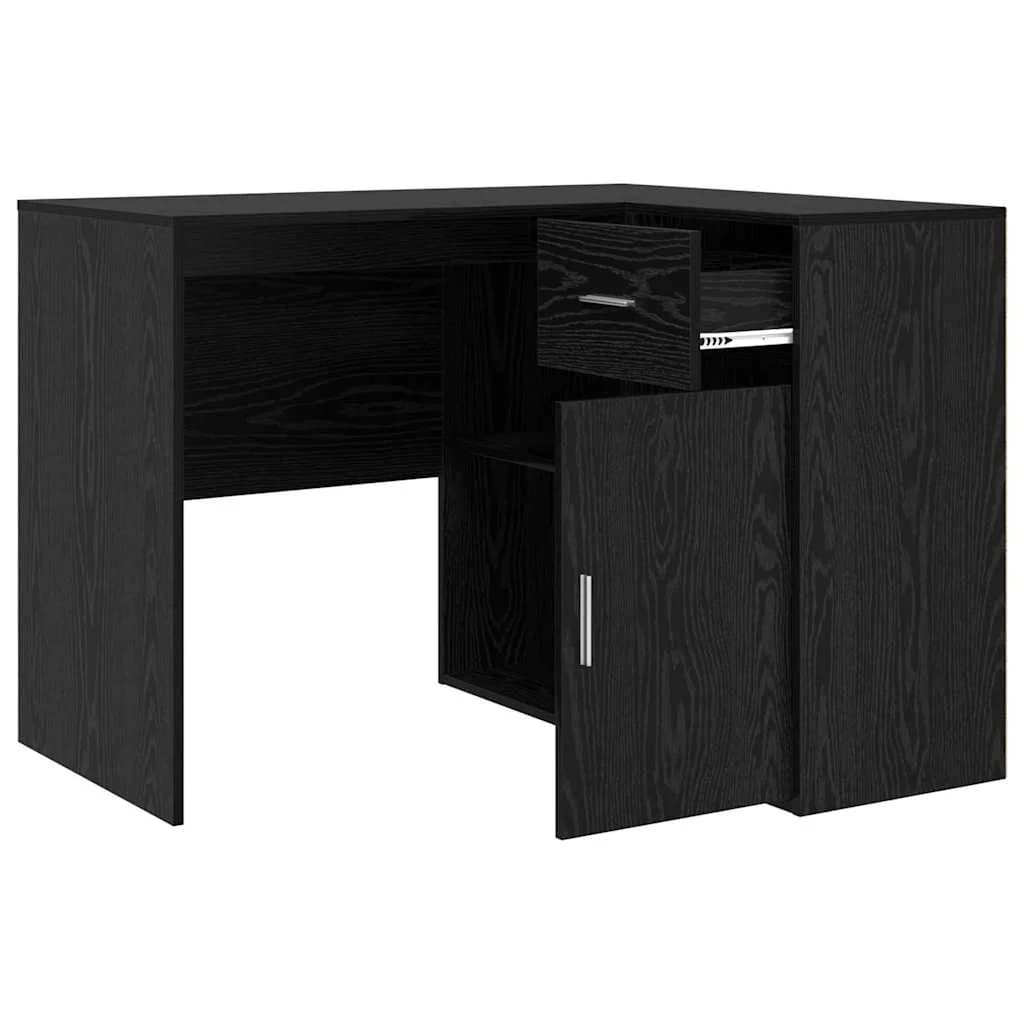 Kotniška miza s predalom Črna Orehovina 102 x 88 x 75 cm - slika 7