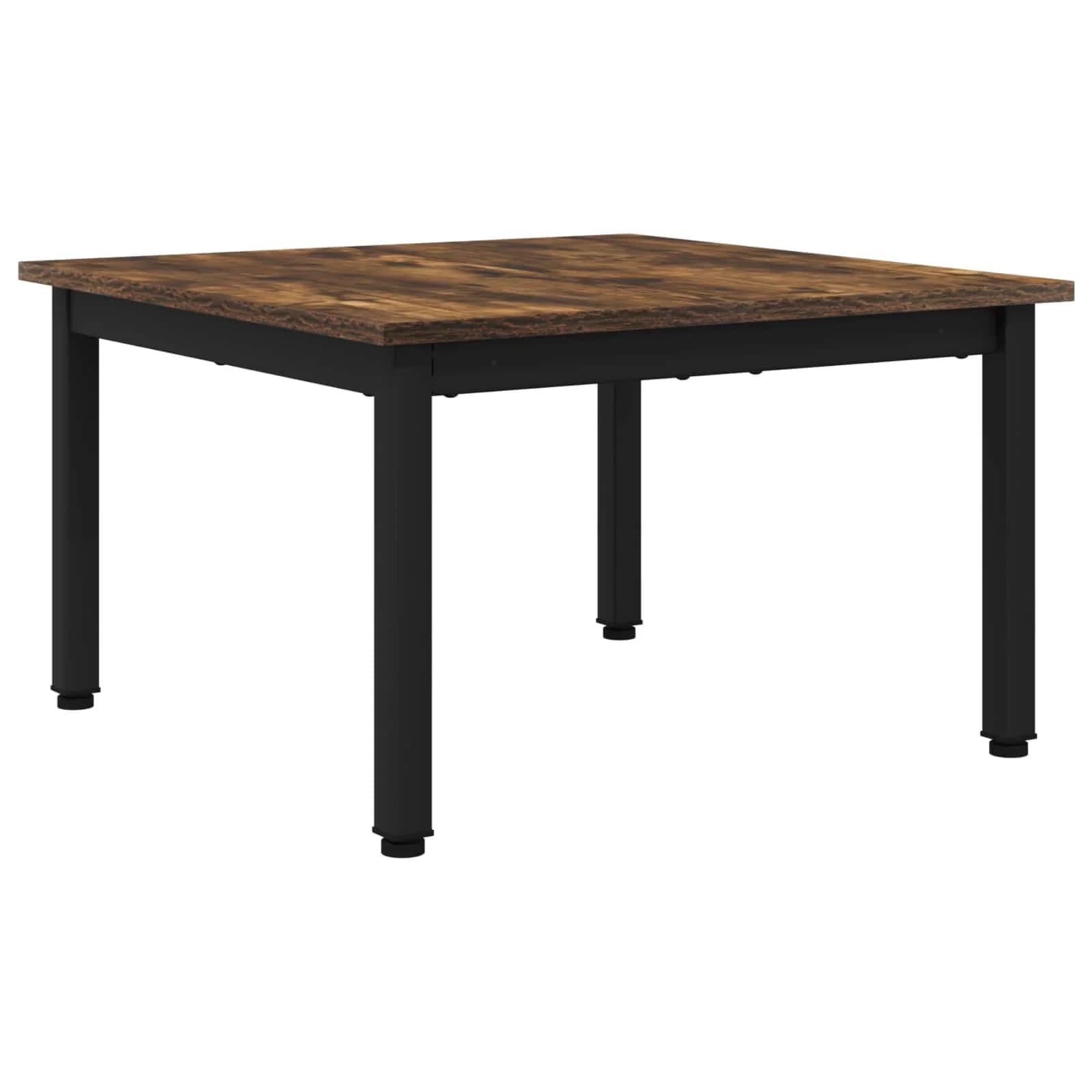 Klubska miza Dimni hrast 60 x 60 x 36 cm Inženirski les - slika 2