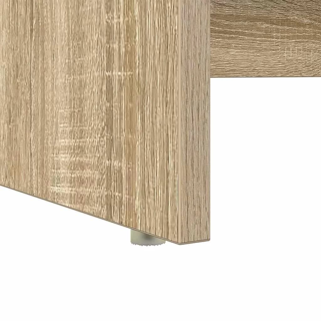 Miza Sonoma hrast Inženirski les 120,5 x 44 x 88,5 cm - slika 11