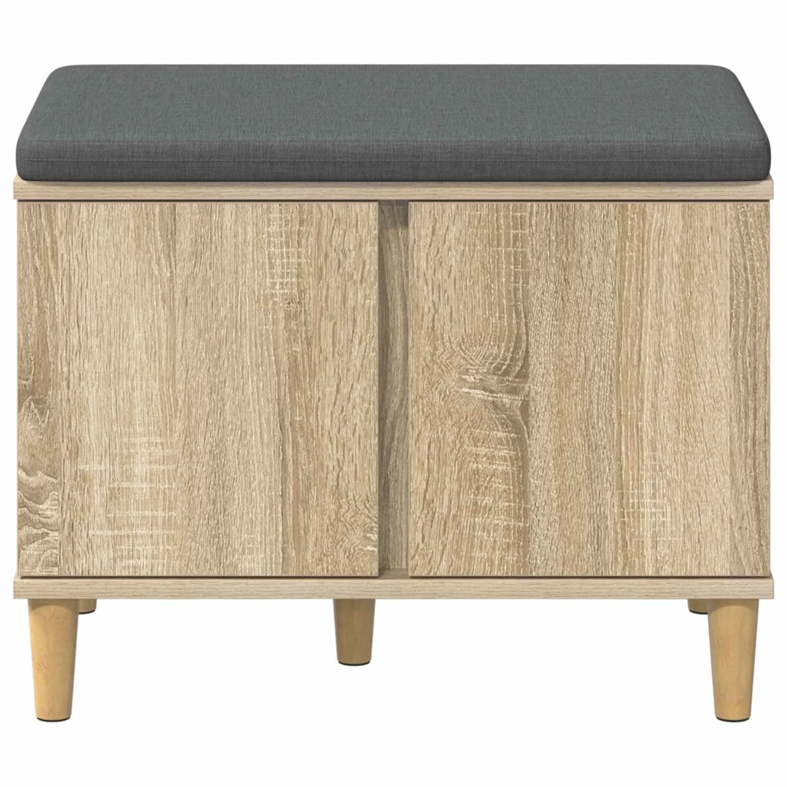 Haldna klop z blazino z vrati Sonoma hrast 60 x 38 x 46 cm - slika 6